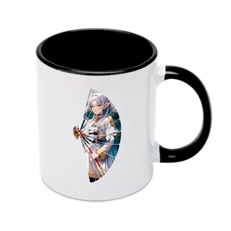 葬送のフリーレン（Frieren） グッズ,フリーレン（Frieren） - カラフルマグカップ ・ 陶器 ・ 熱転写プリント ・ 鮮やかデザイン ・ 耐久性 高品質 ・ コーヒー お茶 ギフト用