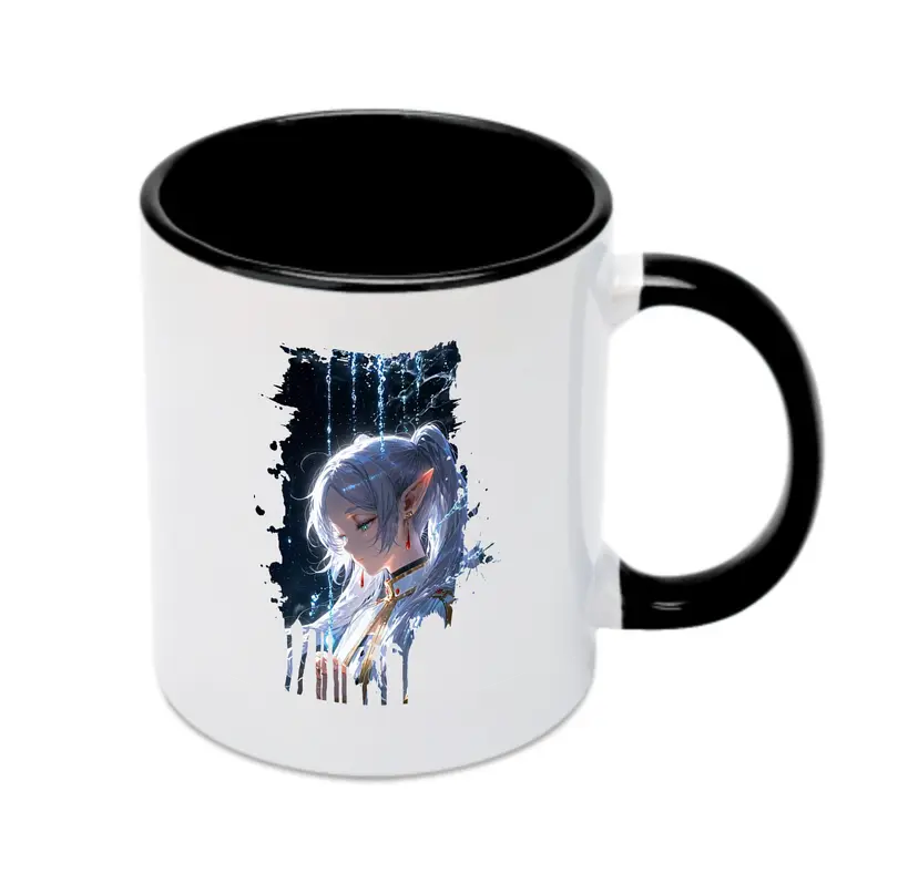 葬送のフリーレン（Frieren） グッズ,フリーレン（Frieren） - カラフルマグカップ ・ 陶器 ・ 熱転写プリント ・ 鮮やかデザイン ・ 耐久性 高品質 ・ コーヒー お茶 ギフト用