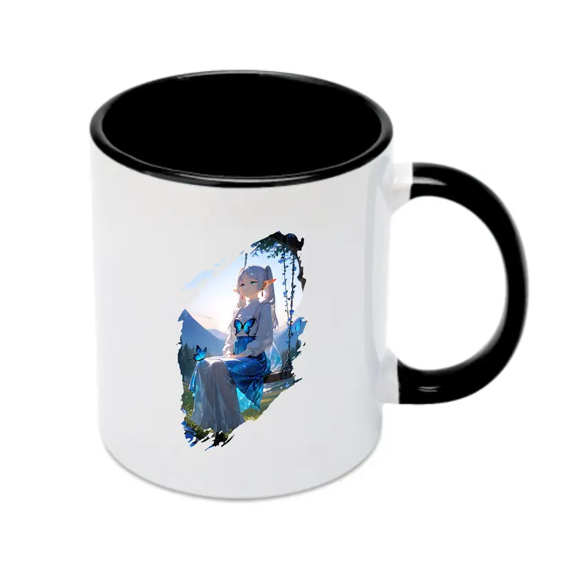 葬送のフリーレン（Frieren） グッズ,フリーレン（Frieren） - カラフルマグカップ ・ 陶器 ・ 熱転写プリント ・ 鮮やかデザイン ・ 耐久性 高品質 ・ コーヒー お茶 ギフト用