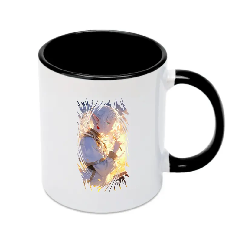 葬送のフリーレン（Frieren） グッズ,フリーレン（Frieren） - カラフルマグカップ ・ 陶器 ・ 熱転写プリント ・ 鮮やかデザイン ・ 耐久性 高品質 ・ コーヒー お茶 ギフト用