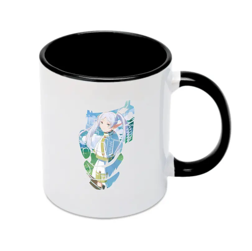 葬送のフリーレン（Frieren） グッズ,フリーレン（Frieren） - カラフルマグカップ ・ 陶器 ・ 熱転写プリント ・ 鮮やかデザイン ・ 耐久性 高品質 ・ コーヒー お茶 ギフト用