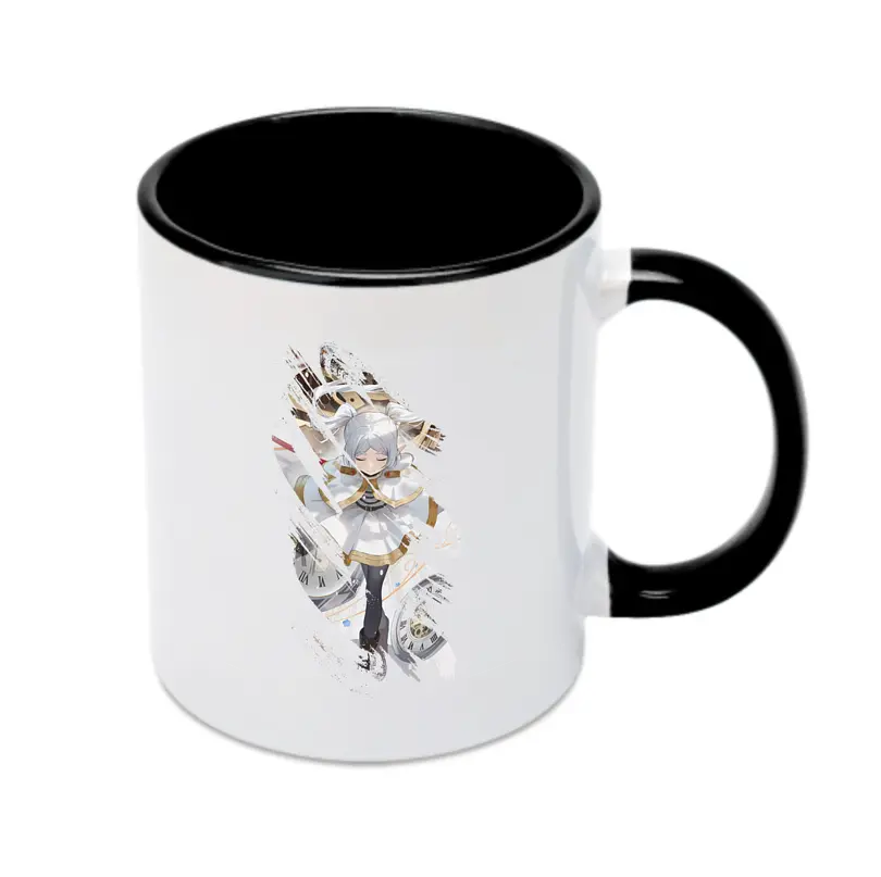 葬送のフリーレン（Frieren） グッズ,フリーレン（Frieren） - カラフルマグカップ ・ 陶器 ・ 熱転写プリント ・ 鮮やかデザイン ・ 耐久性 高品質 ・ コーヒー お茶 ギフト用