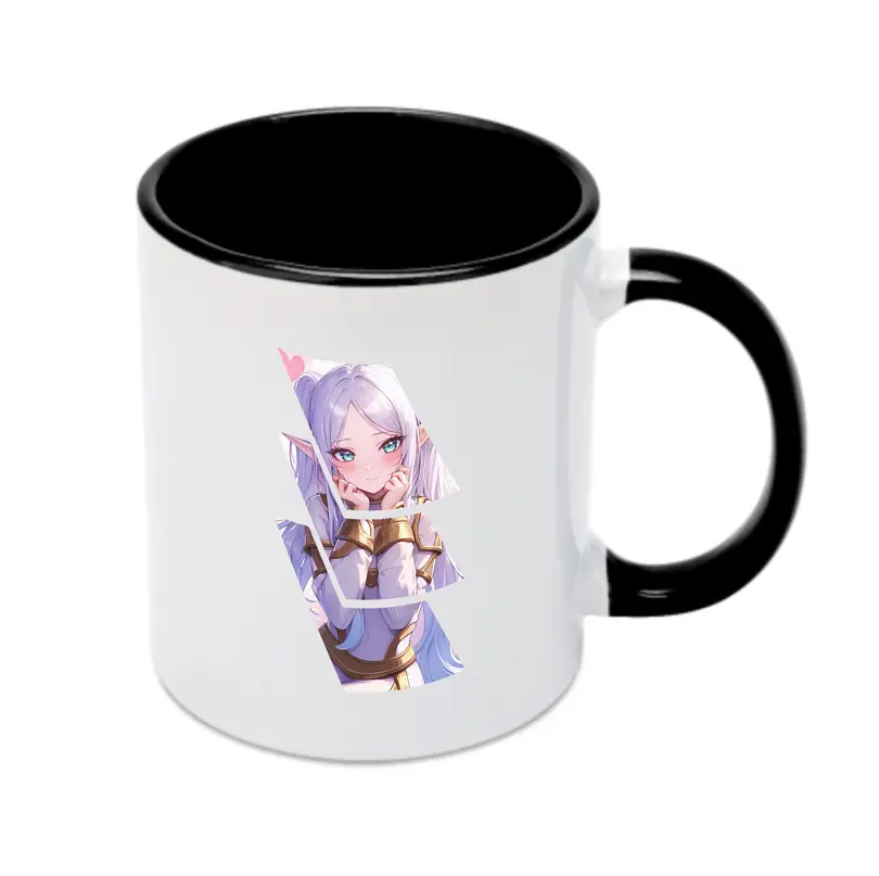 葬送のフリーレン（Frieren） グッズ,フリーレン（Frieren） - カラフルマグカップ ・ 陶器 ・ 熱転写プリント ・ 鮮やかデザイン ・ 耐久性 高品質 ・ コーヒー お茶 ギフト用