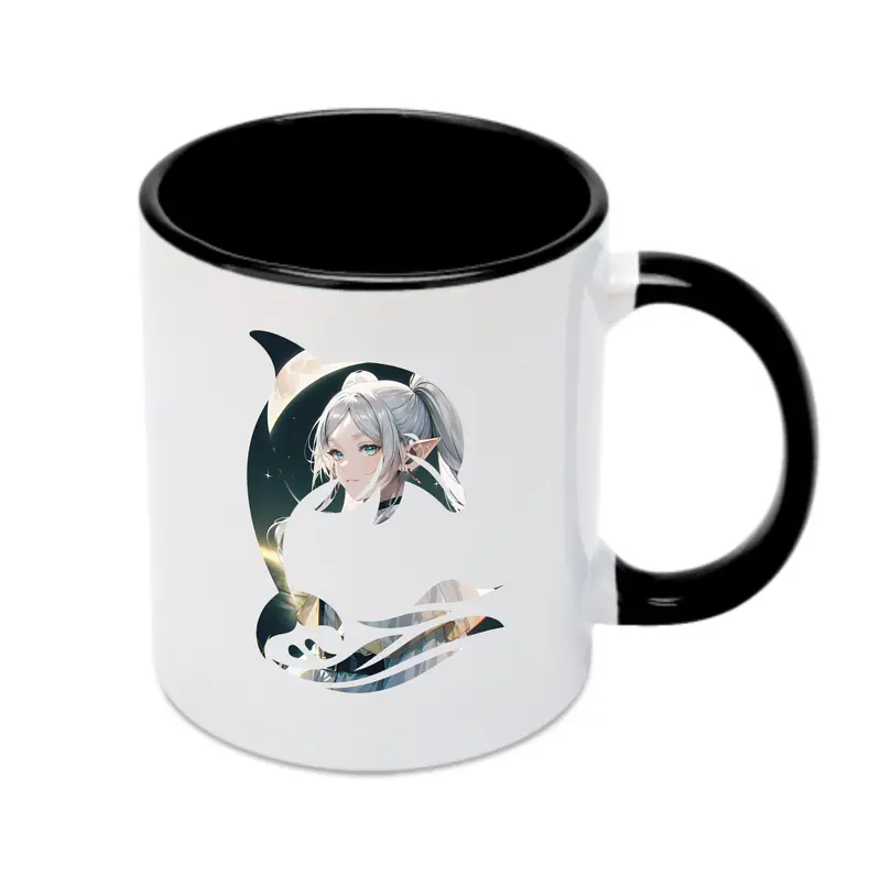 葬送のフリーレン（Frieren） グッズ,フリーレン（Frieren） - カラフルマグカップ ・ 陶器 ・ 熱転写プリント ・ 鮮やかデザイン ・ 耐久性 高品質 ・ コーヒー お茶 ギフト用