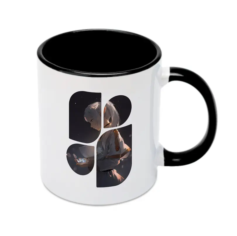 葬送のフリーレン（Frieren） グッズ,フリーレン（Frieren） - カラフルマグカップ ・ 陶器 ・ 熱転写プリント ・ 鮮やかデザイン ・ 耐久性 高品質 ・ コーヒー お茶 ギフト用