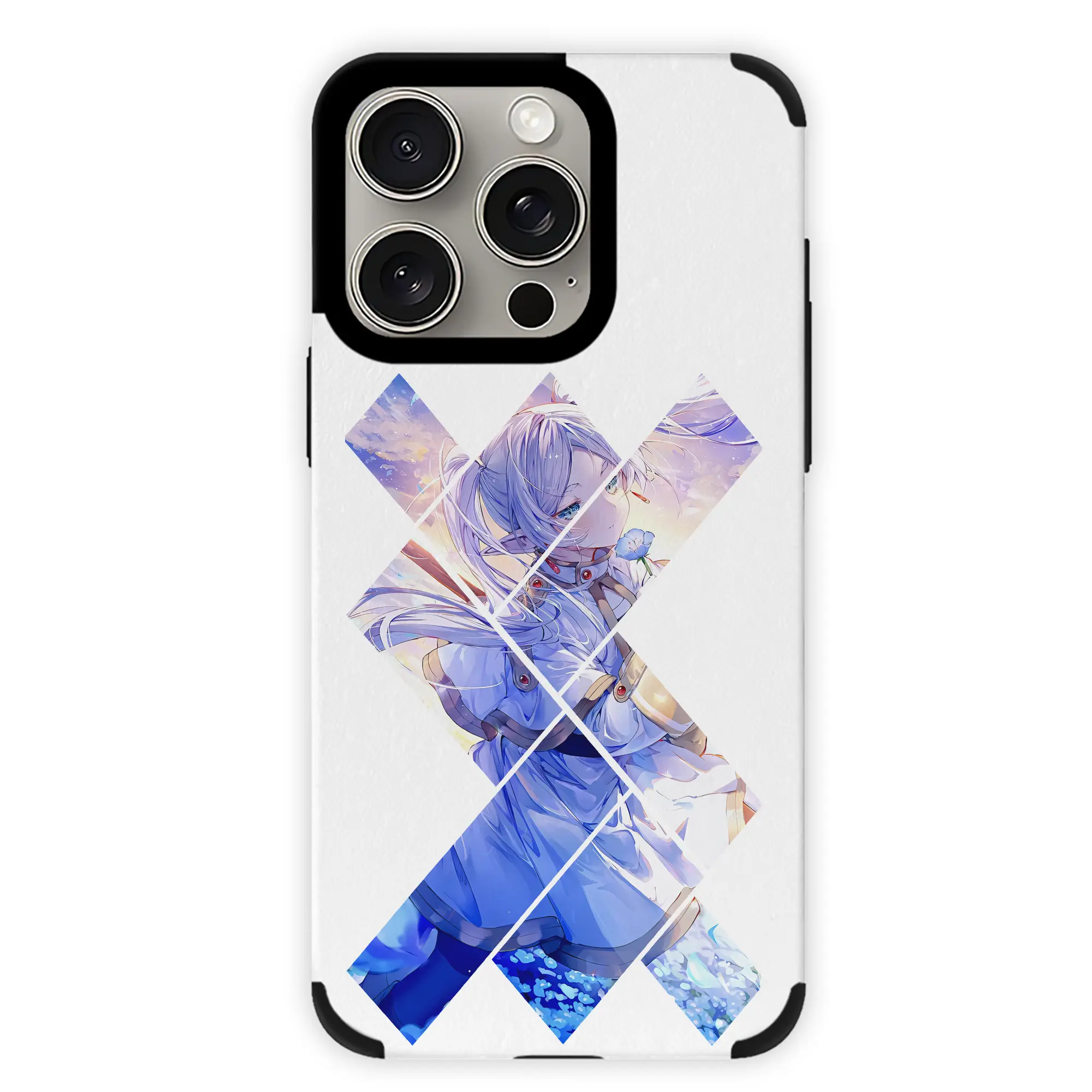 葬送のフリーレン（Frieren） グッズ,フリーレン（Frieren） - IPhone15ProMax対応 ・ PUレザースマホケース ・ 耐衝撃 ・ 黄変防止 ・ 360度全面保護 ・ 柔らか手触り ・ 3D立体ボタン