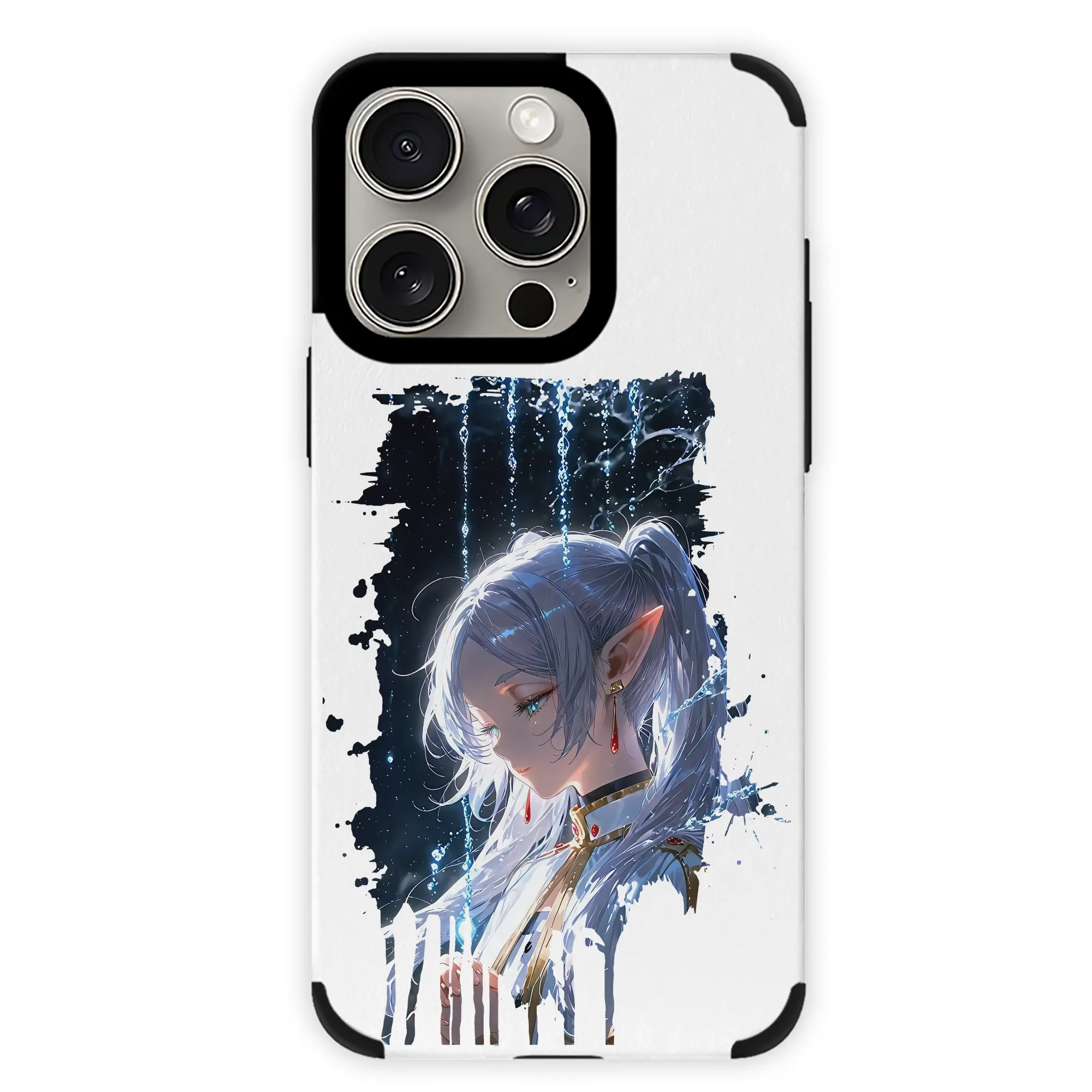 葬送のフリーレン（Frieren） グッズ,フリーレン（Frieren） - IPhone15ProMax対応 ・ PUレザースマホケース ・ 耐衝撃 ・ 黄変防止 ・ 360度全面保護 ・ 柔らか手触り ・ 3D立体ボタン