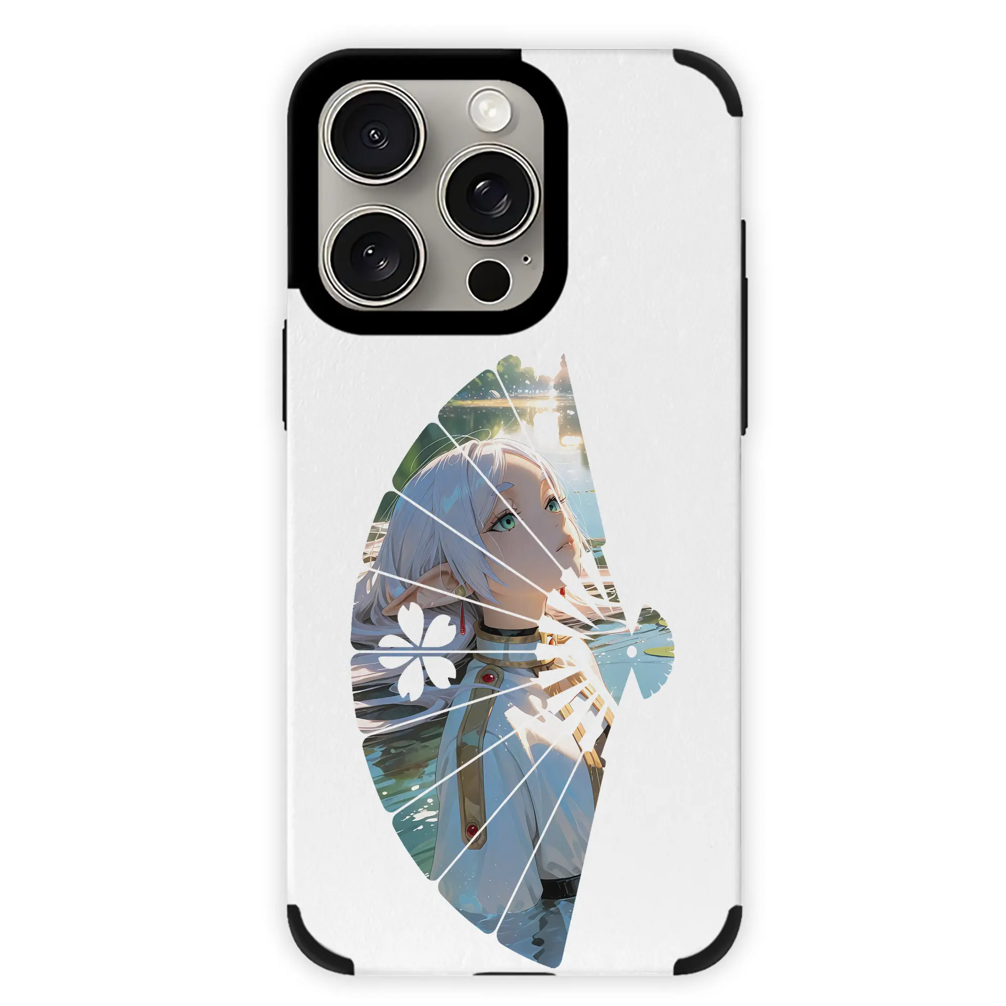 葬送のフリーレン（Frieren） グッズ,フリーレン（Frieren） - IPhone15ProMax対応 ・ PUレザースマホケース ・ 耐衝撃 ・ 黄変防止 ・ 360度全面保護 ・ 柔らか手触り ・ 3D立体ボタン