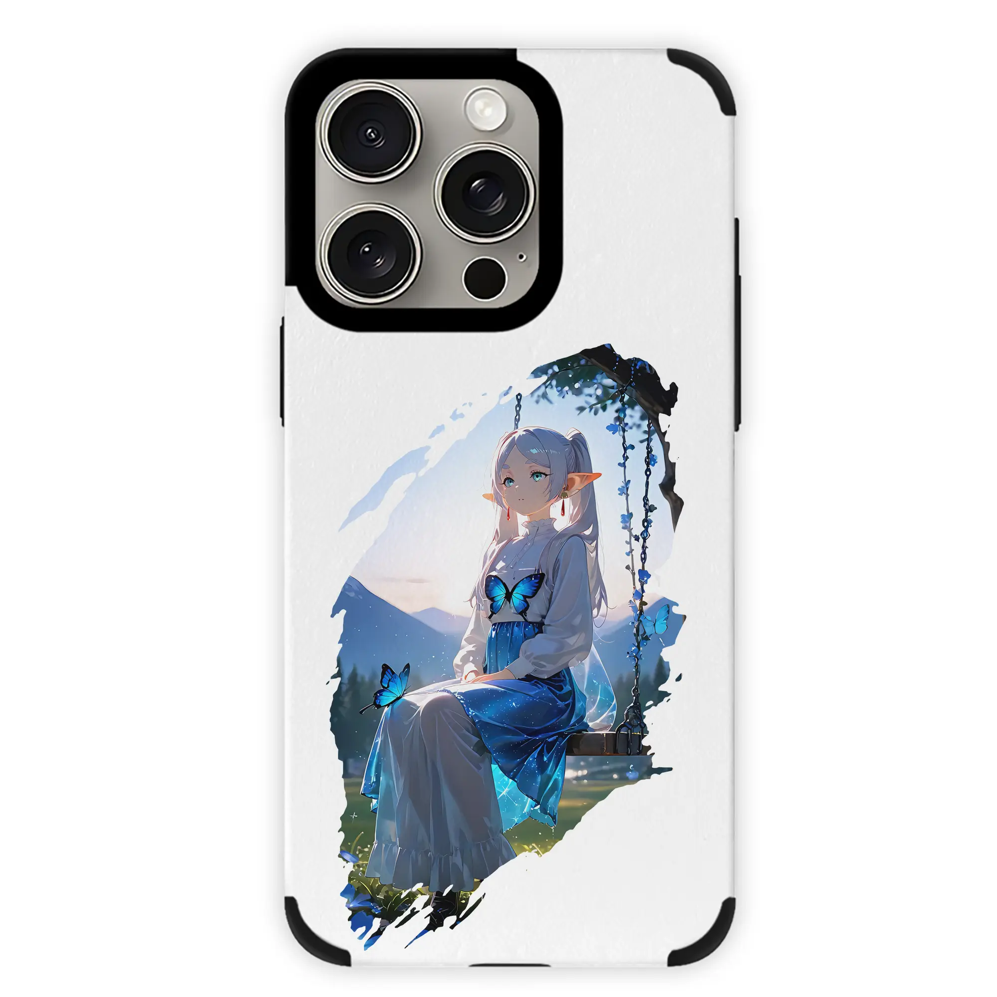 葬送のフリーレン（Frieren） グッズ,フリーレン（Frieren） - IPhone15ProMax対応 ・ PUレザースマホケース ・ 耐衝撃 ・ 黄変防止 ・ 360度全面保護 ・ 柔らか手触り ・ 3D立体ボタン