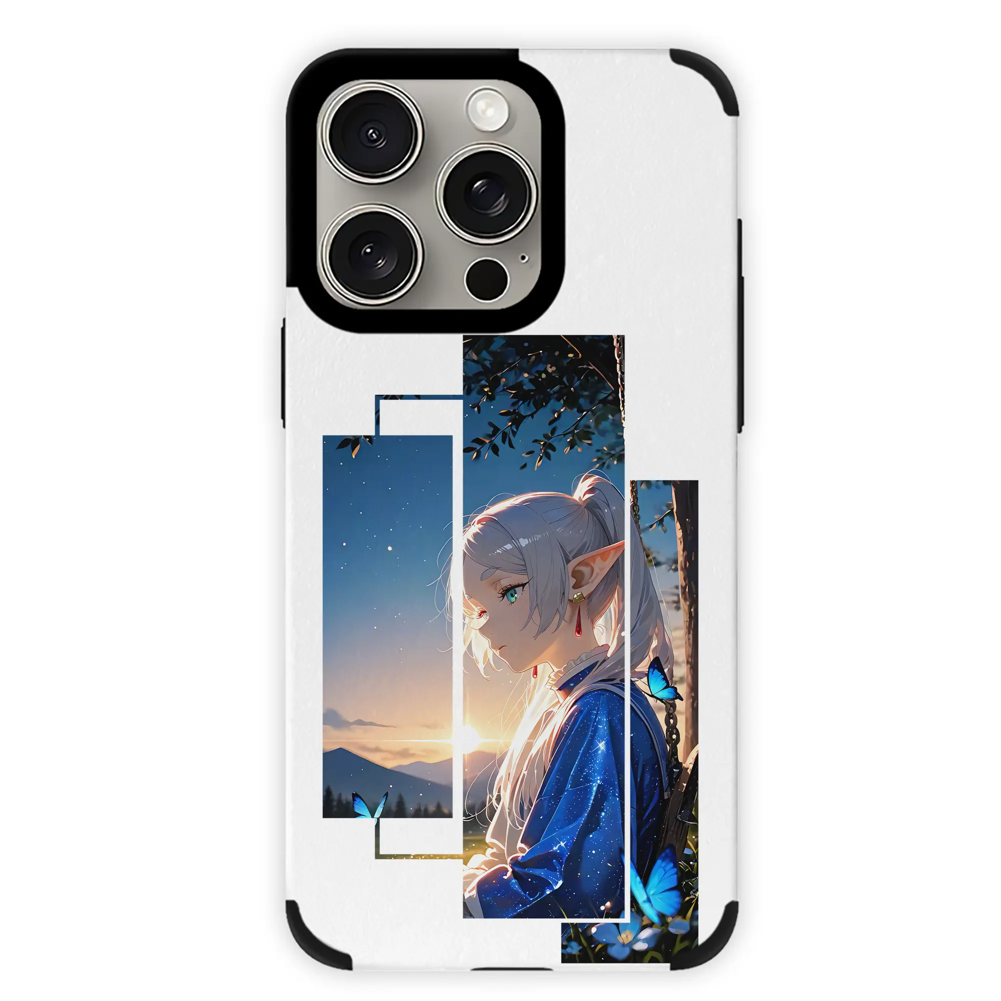 葬送のフリーレン（Frieren） グッズ,フリーレン（Frieren） - IPhone15ProMax対応 ・ PUレザースマホケース ・ 耐衝撃 ・ 黄変防止 ・ 360度全面保護 ・ 柔らか手触り ・ 3D立体ボタン