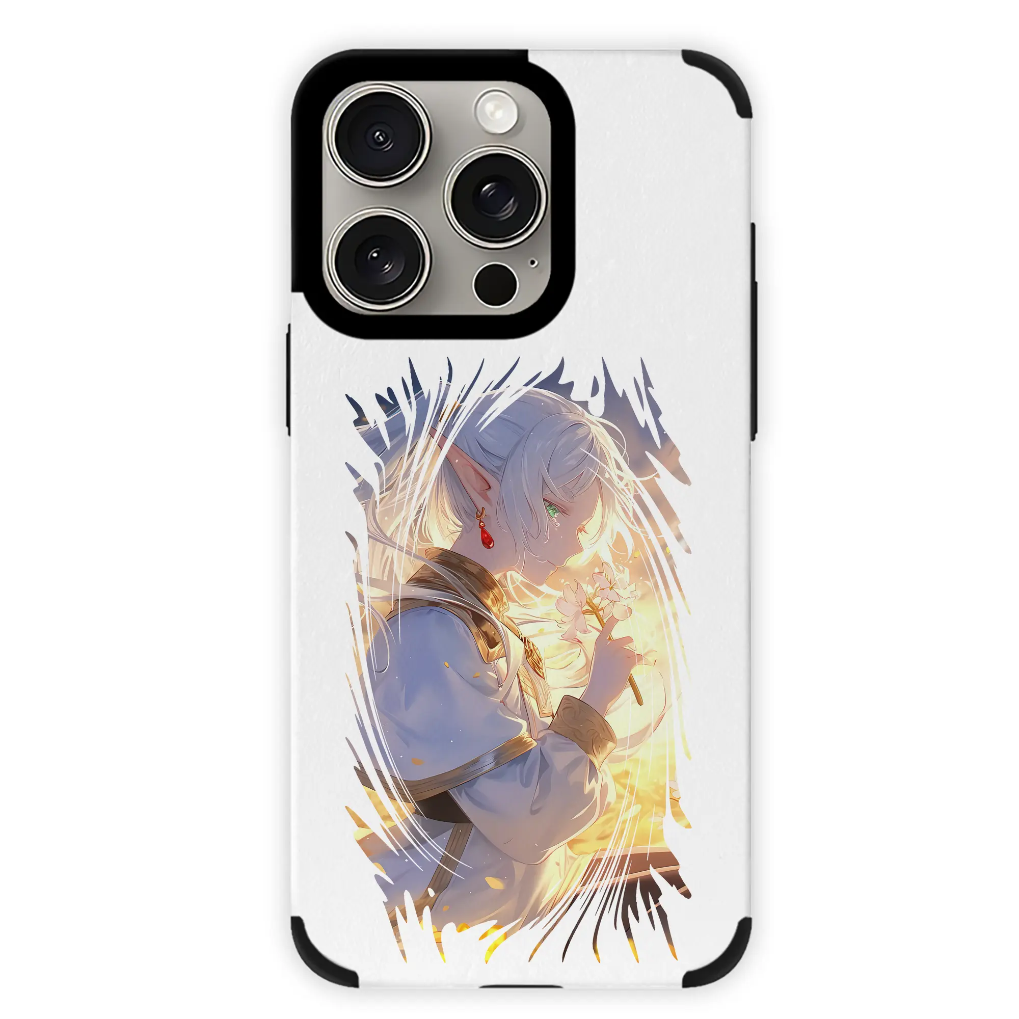 葬送のフリーレン（Frieren） グッズ,フリーレン（Frieren） - IPhone15ProMax対応 ・ PUレザースマホケース ・ 耐衝撃 ・ 黄変防止 ・ 360度全面保護 ・ 柔らか手触り ・ 3D立体ボタン