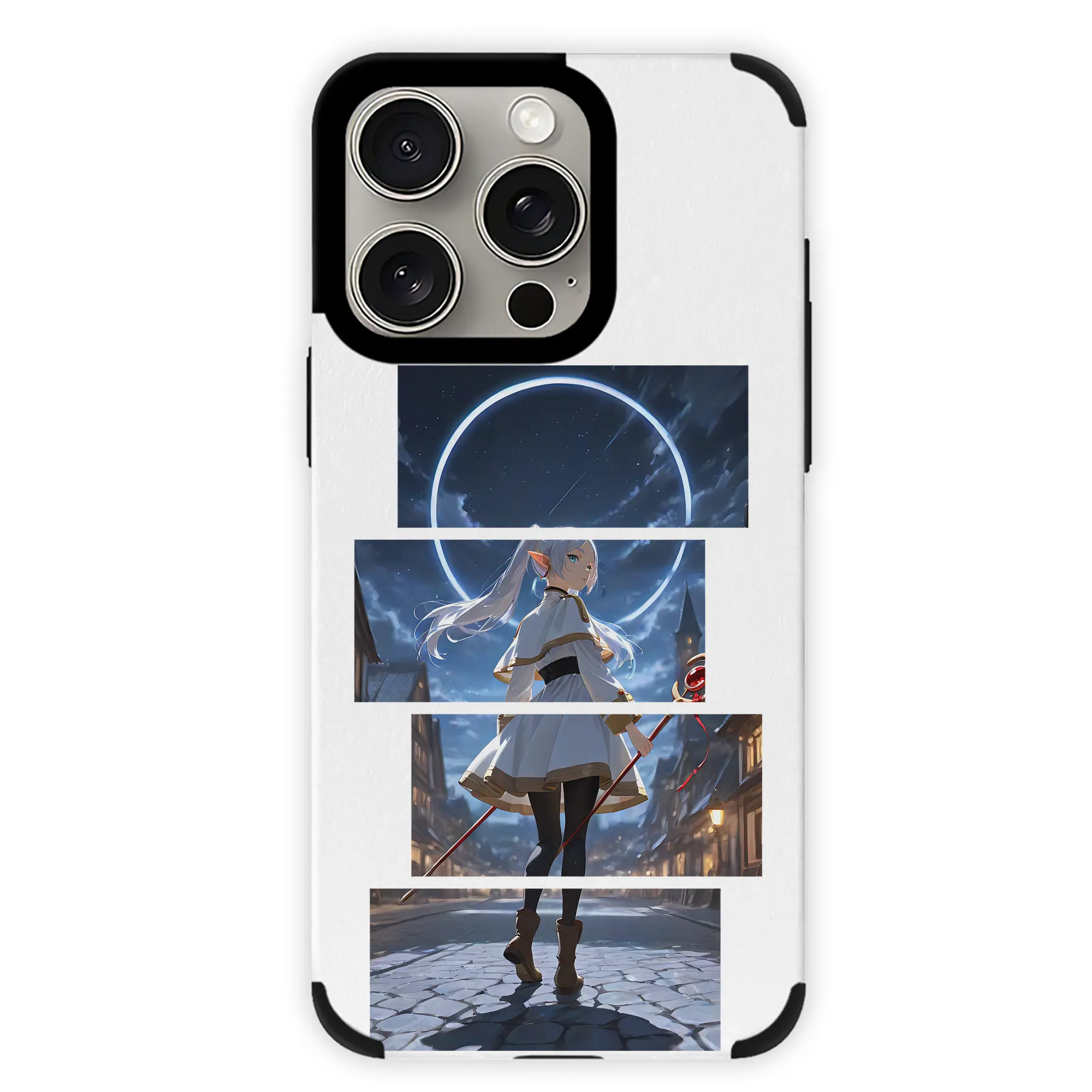 葬送のフリーレン（Frieren） グッズ,フリーレン（Frieren） - IPhone15ProMax対応 ・ PUレザースマホケース ・ 耐衝撃 ・ 黄変防止 ・ 360度全面保護 ・ 柔らか手触り ・ 3D立体ボタン