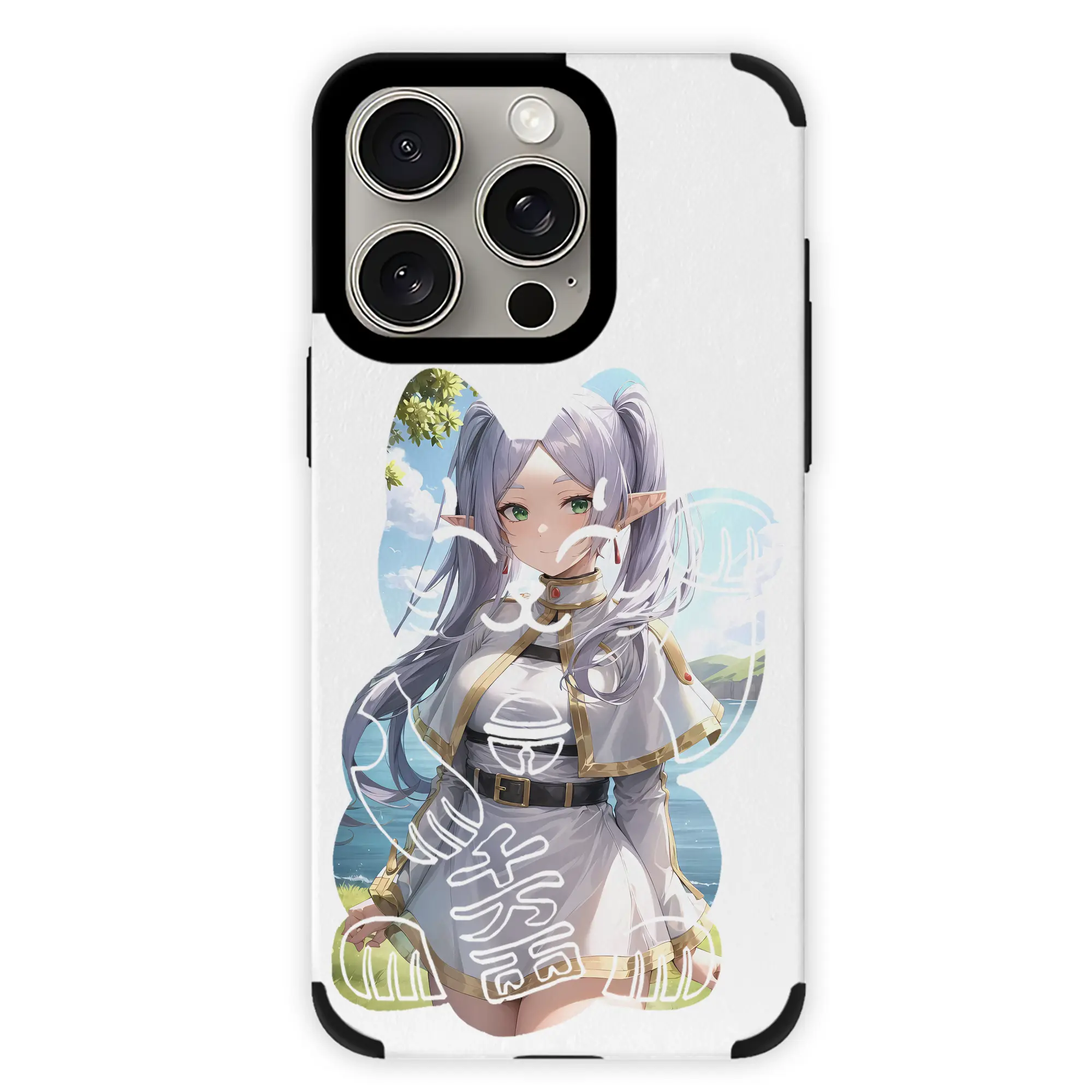 葬送のフリーレン（Frieren） グッズ,フリーレン（Frieren） - IPhone15ProMax対応 ・ PUレザースマホケース ・ 耐衝撃 ・ 黄変防止 ・ 360度全面保護 ・ 柔らか手触り ・ 3D立体ボタン