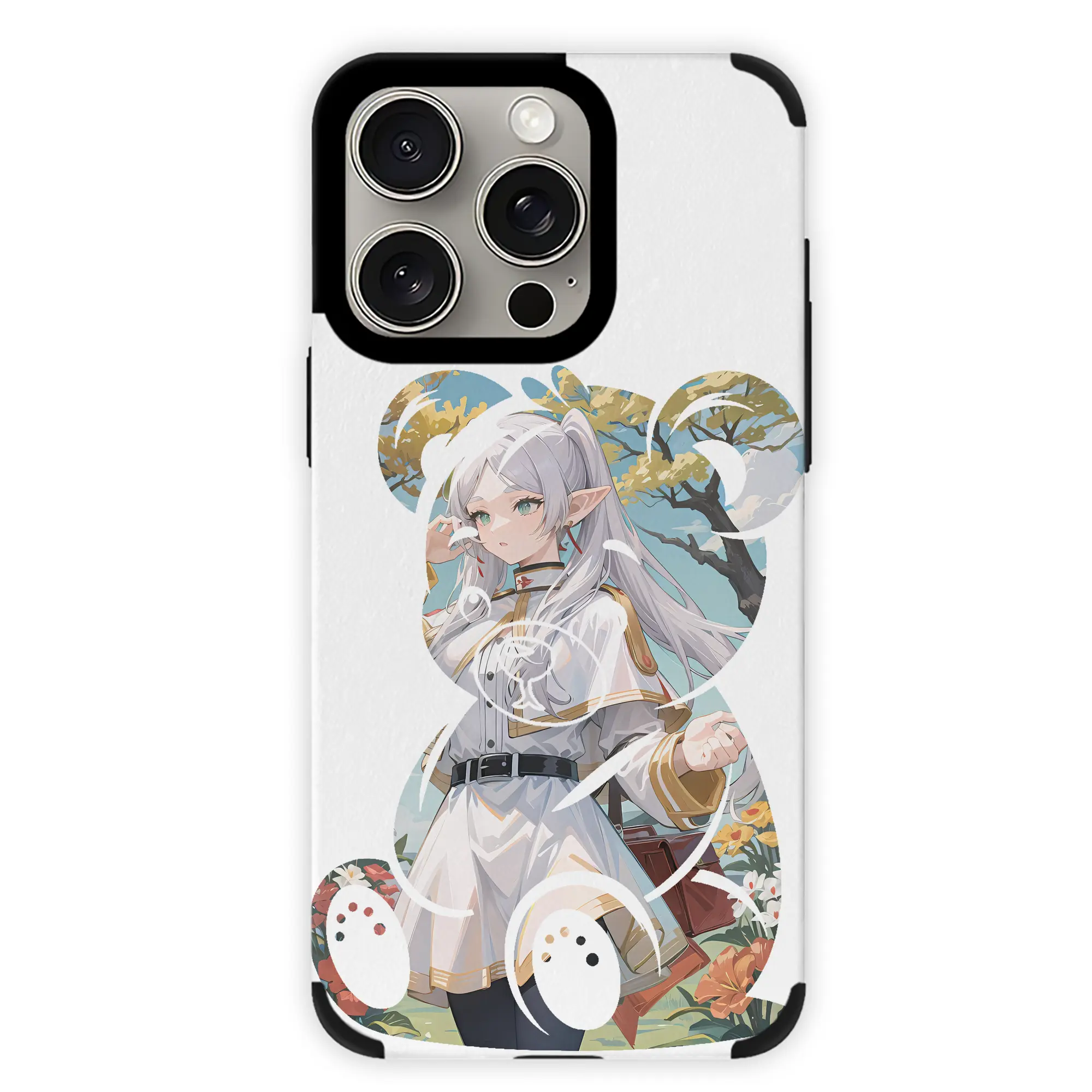 葬送のフリーレン（Frieren） グッズ,フリーレン（Frieren） - IPhone15ProMax対応 ・ PUレザースマホケース ・ 耐衝撃 ・ 黄変防止 ・ 360度全面保護 ・ 柔らか手触り ・ 3D立体ボタン