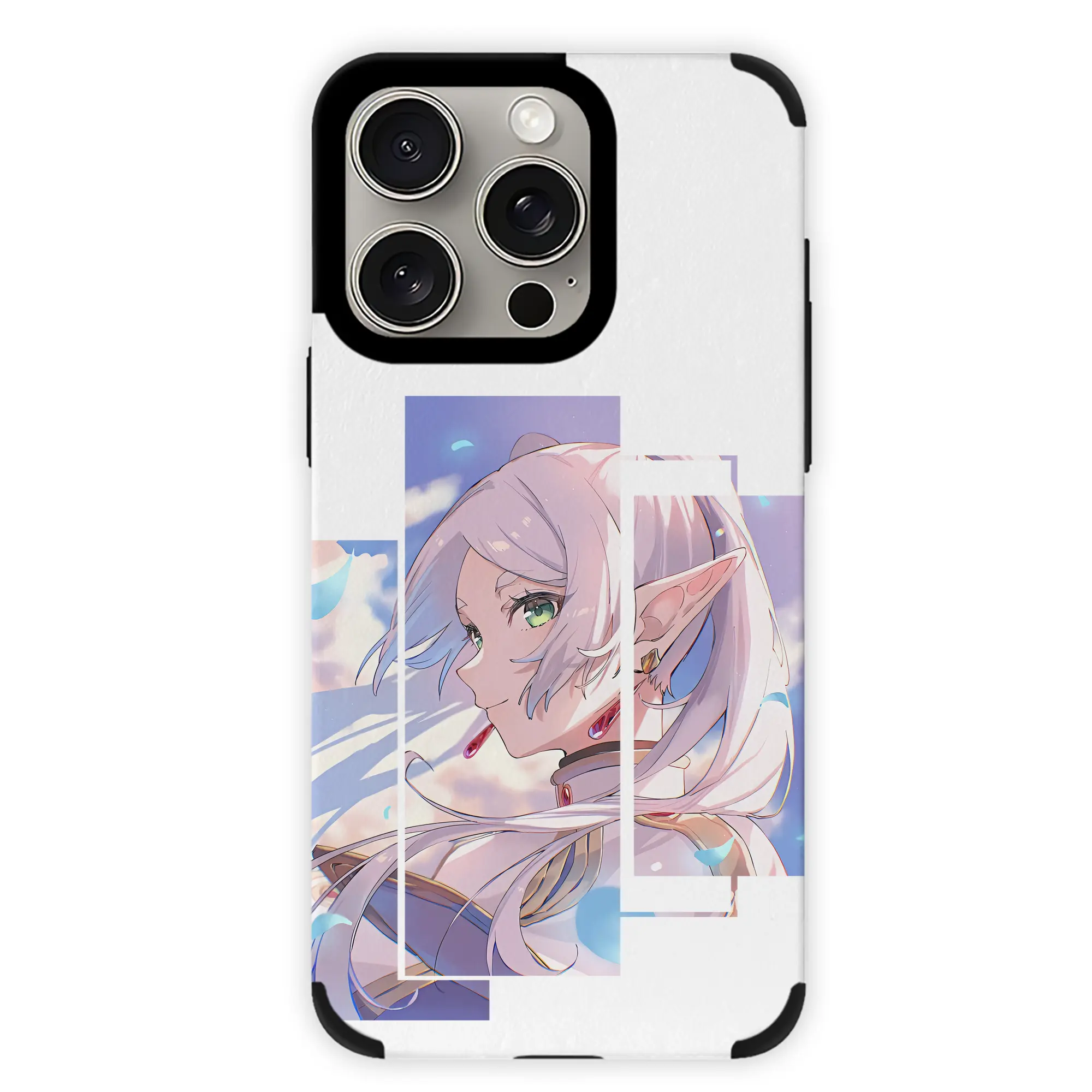 葬送のフリーレン（Frieren） グッズ,フリーレン（Frieren） - IPhone15ProMax対応 ・ PUレザースマホケース ・ 耐衝撃 ・ 黄変防止 ・ 360度全面保護 ・ 柔らか手触り ・ 3D立体ボタン