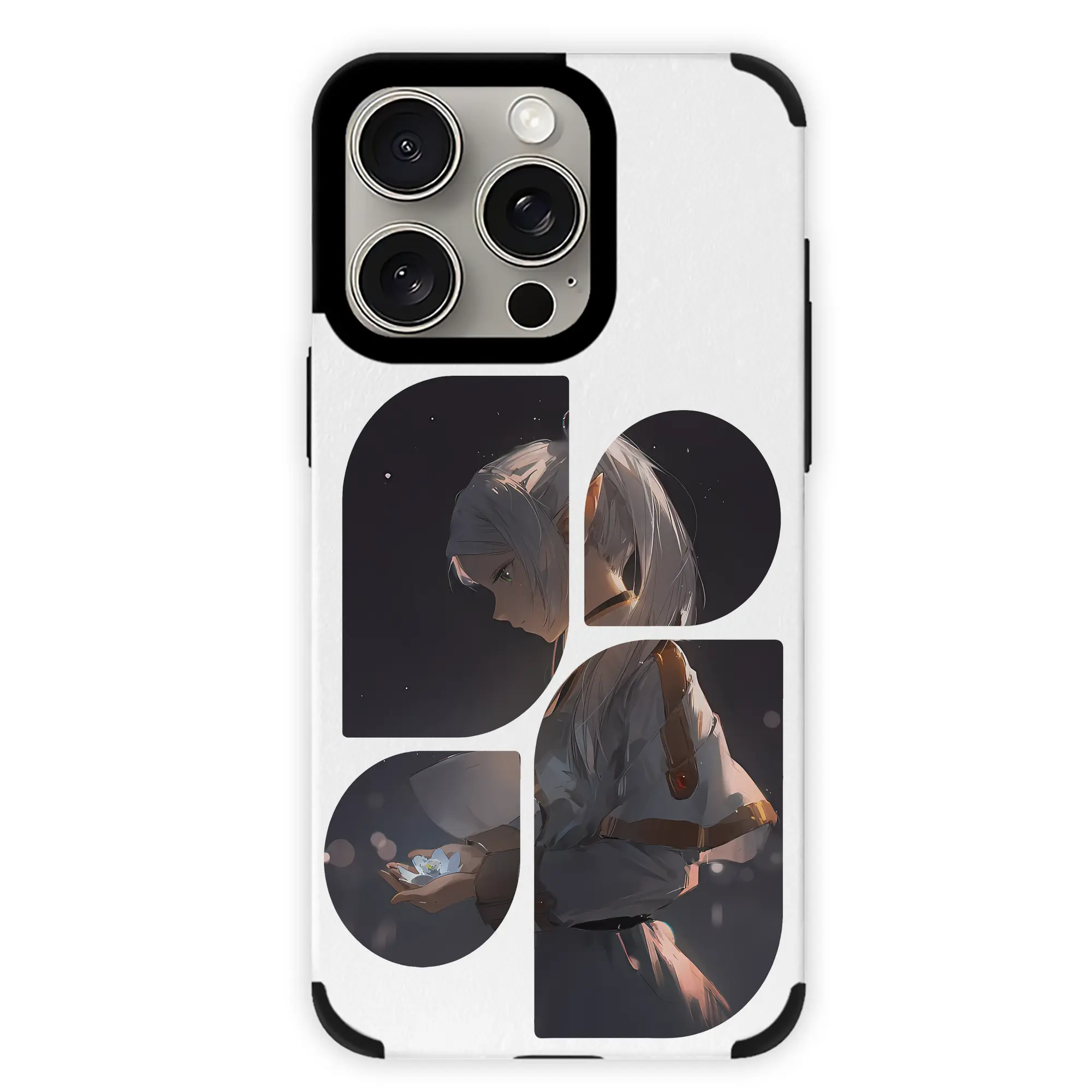 葬送のフリーレン（Frieren） グッズ,フリーレン（Frieren） - IPhone15ProMax対応 ・ PUレザースマホケース ・ 耐衝撃 ・ 黄変防止 ・ 360度全面保護 ・ 柔らか手触り ・ 3D立体ボタン