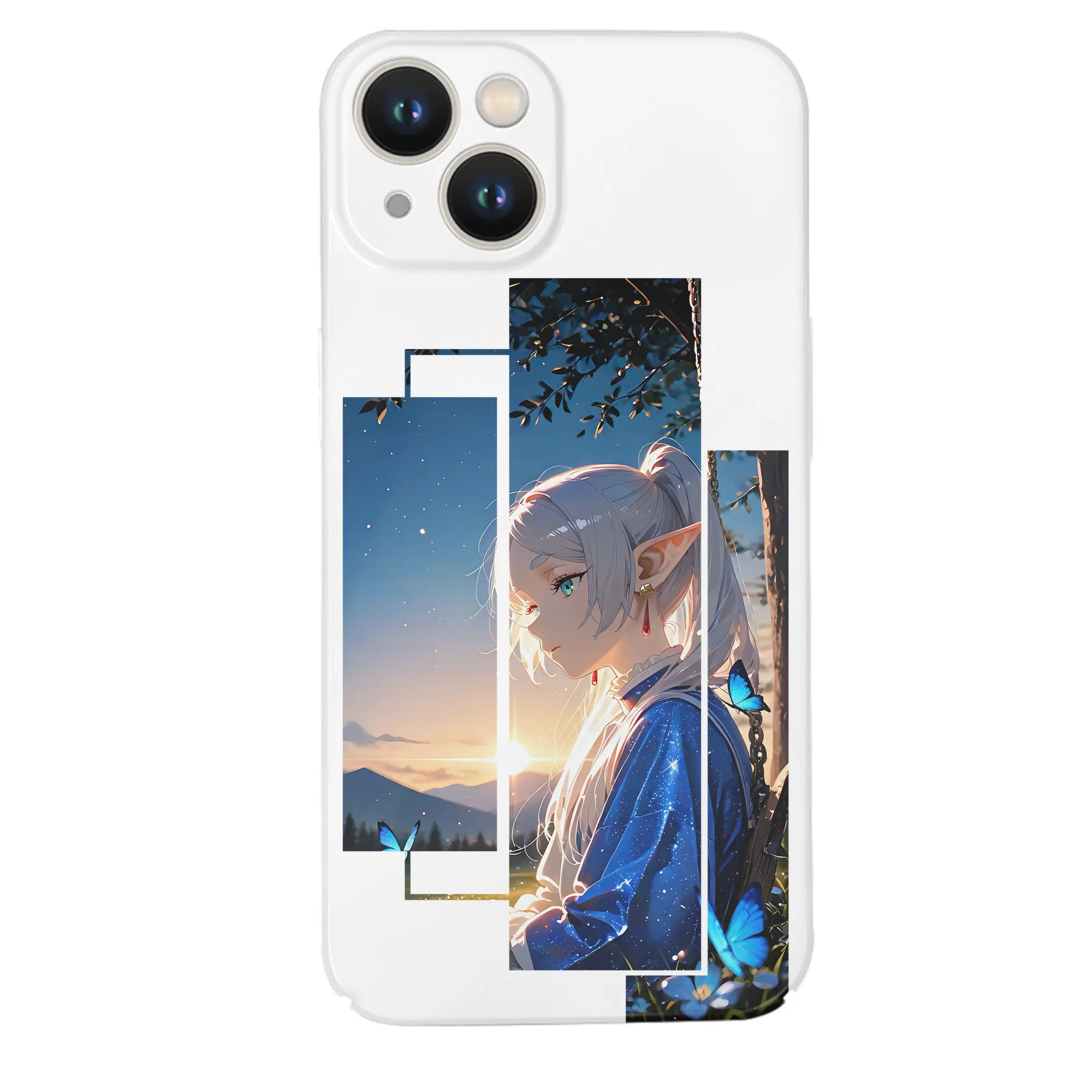 葬送のフリーレン（Frieren） グッズ,フリーレン（Frieren） - IPhone 14シリーズ対応 ・ ハードケース ・ 衝撃吸収 ・ 360度密着 ・ カメラ保護 ・ 高品質プラスチック ・ 快適操作