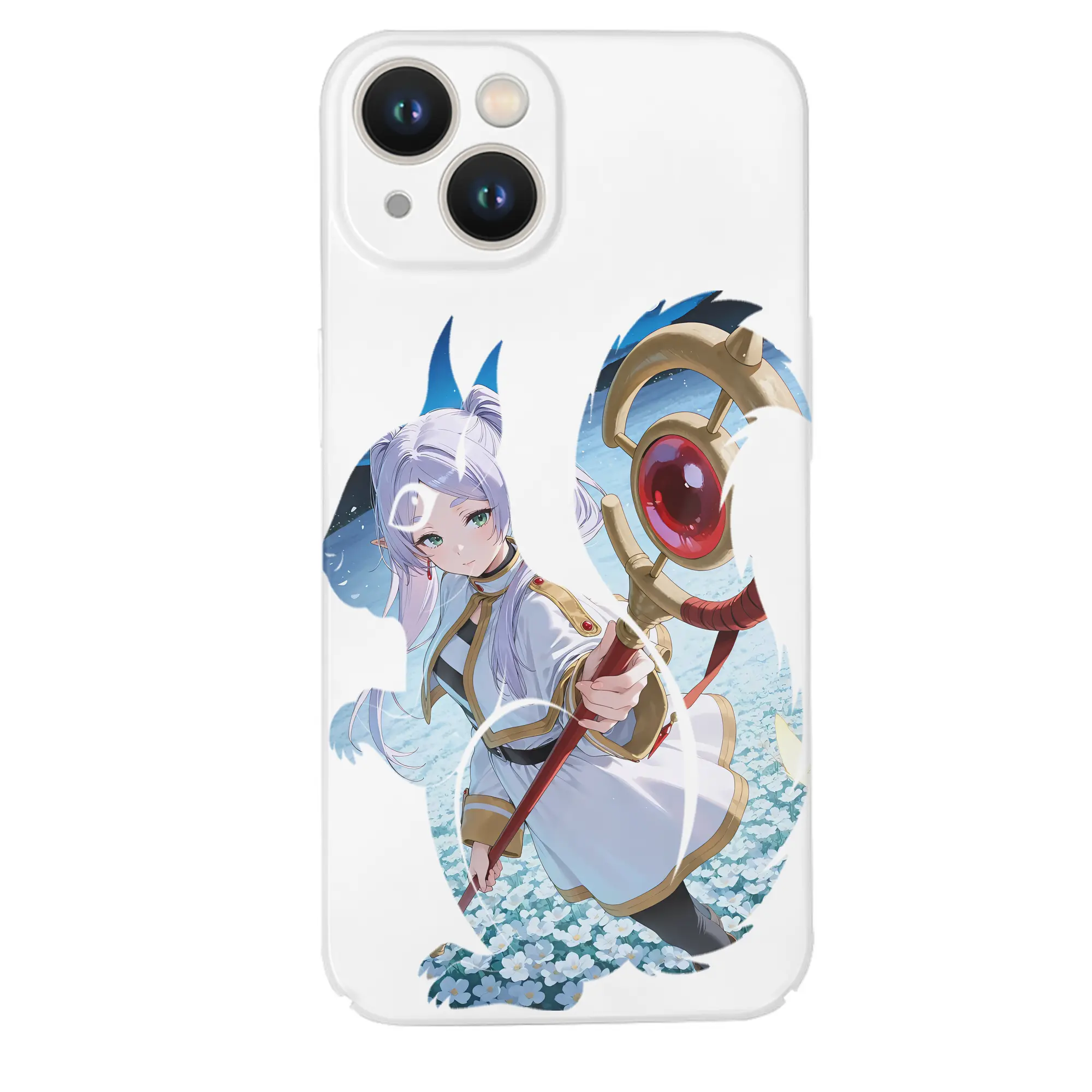 葬送のフリーレン（Frieren） グッズ,フリーレン（Frieren） - IPhone 14シリーズ対応 ・ ハードケース ・ 衝撃吸収 ・ 360度密着 ・ カメラ保護 ・ 高品質プラスチック ・ 快適操作