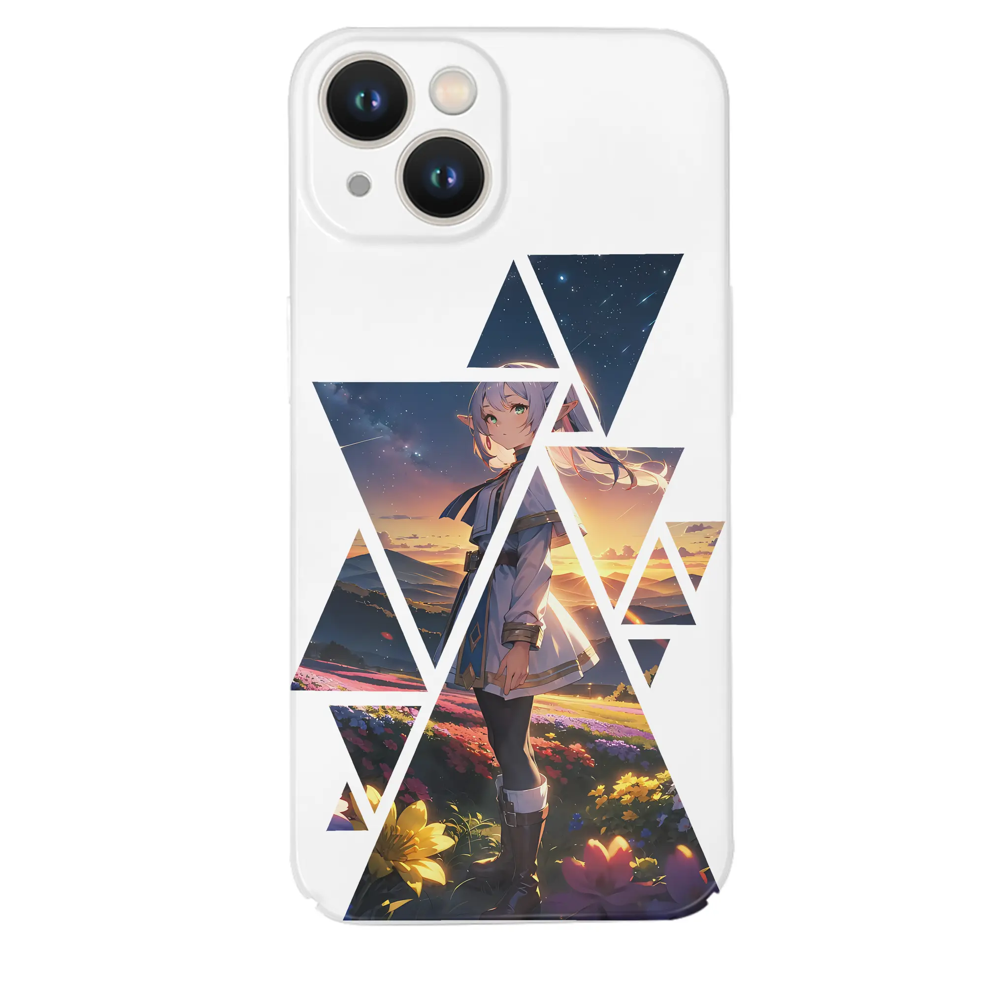 葬送のフリーレン（Frieren） グッズ,フリーレン（Frieren） - IPhone 14シリーズ対応 ・ ハードケース ・ 衝撃吸収 ・ 360度密着 ・ カメラ保護 ・ 高品質プラスチック ・ 快適操作