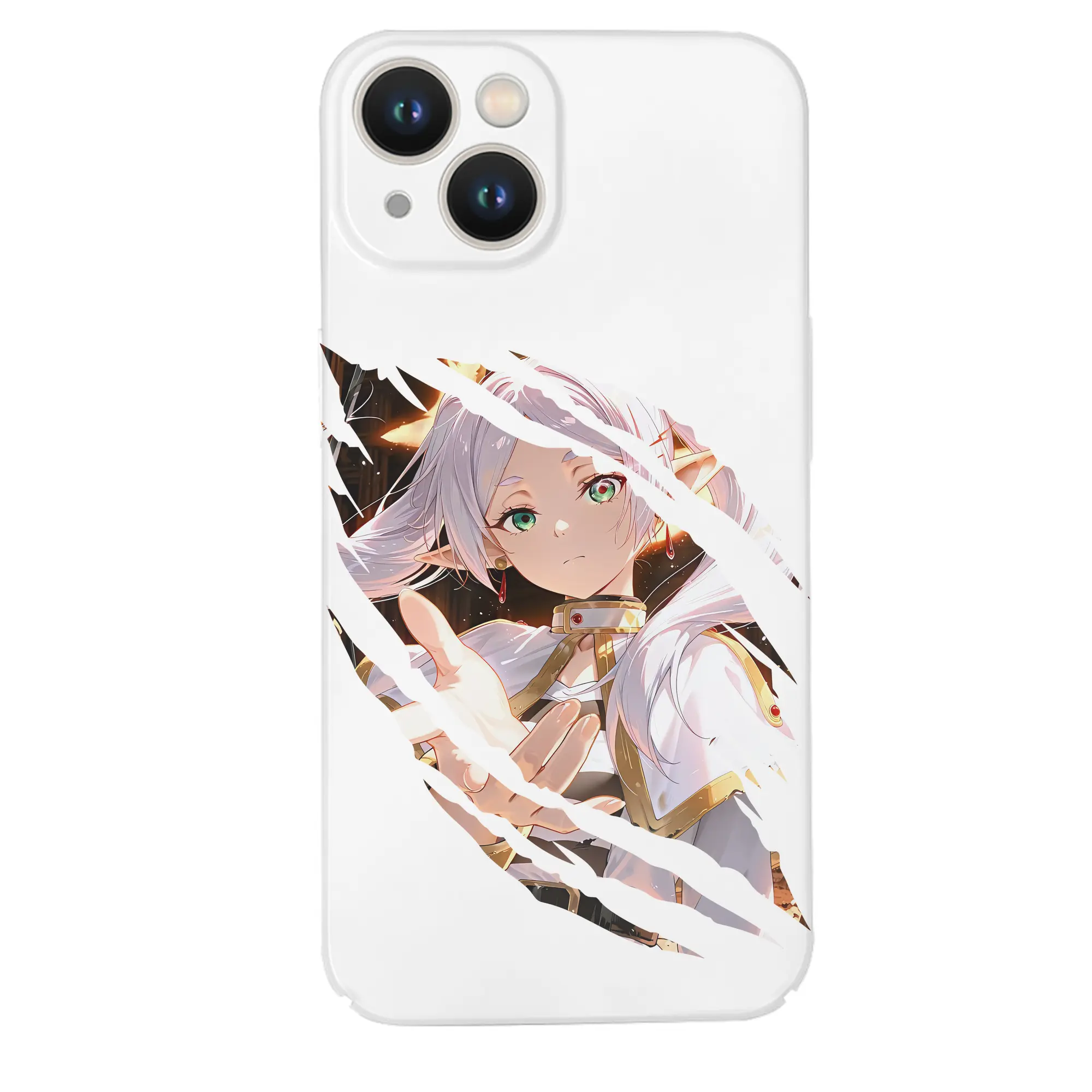 葬送のフリーレン（Frieren） グッズ,フリーレン（Frieren） - IPhone 14シリーズ対応 ・ ハードケース ・ 衝撃吸収 ・ 360度密着 ・ カメラ保護 ・ 高品質プラスチック ・ 快適操作