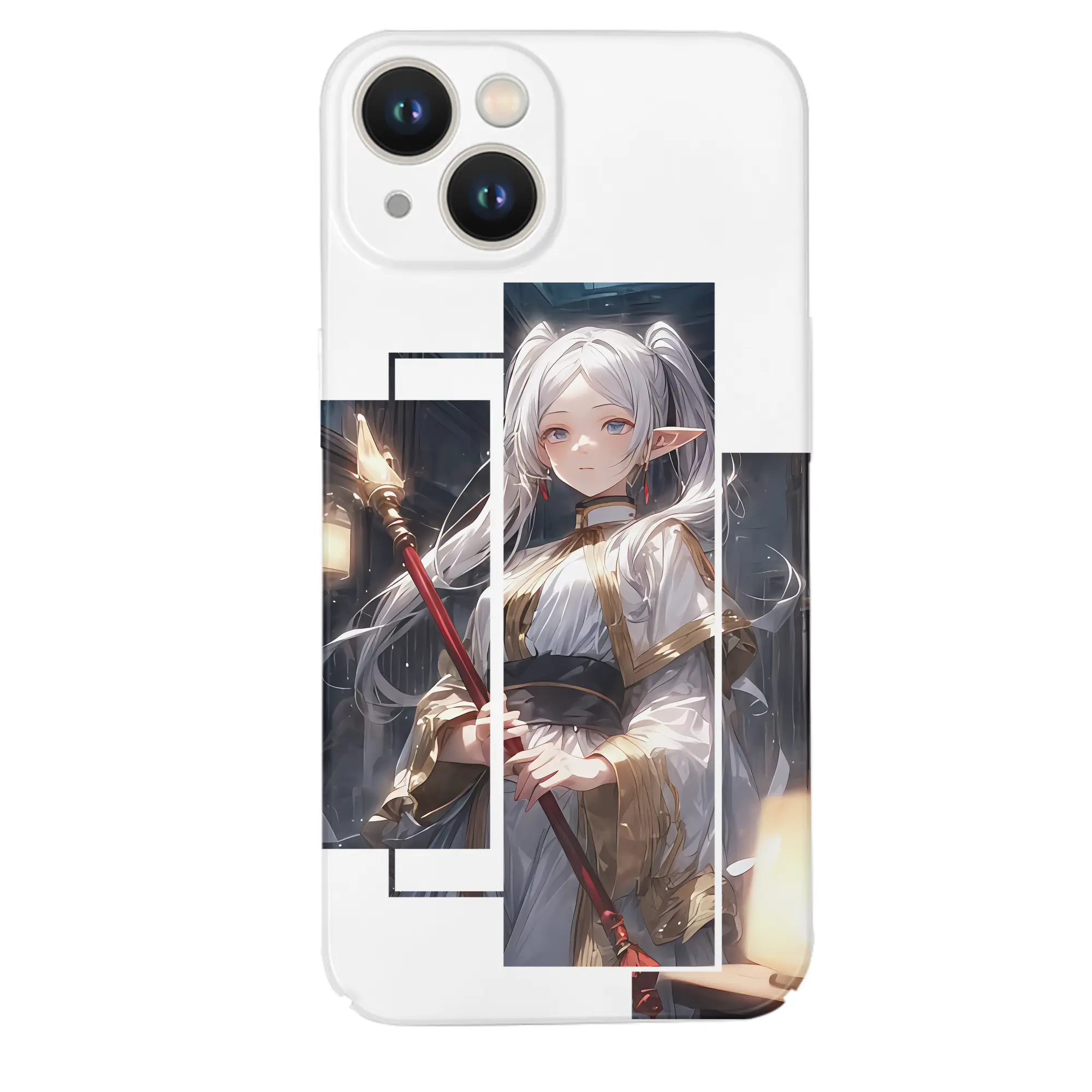 葬送のフリーレン（Frieren） グッズ,フリーレン（Frieren） - IPhone 14シリーズ対応 ・ ハードケース ・ 衝撃吸収 ・ 360度密着 ・ カメラ保護 ・ 高品質プラスチック ・ 快適操作