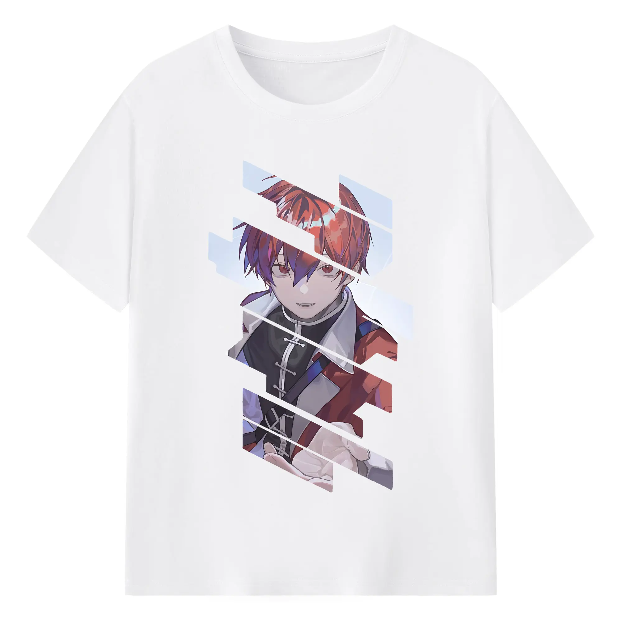 葬送のフリーレン（Frieren） グッズ,シュタルク（Stark） - 綿100％ 半袖Tシャツ ・ フロントプリント ・ 快適 通気性 ・ 日常使い 散歩 スポーツ用
