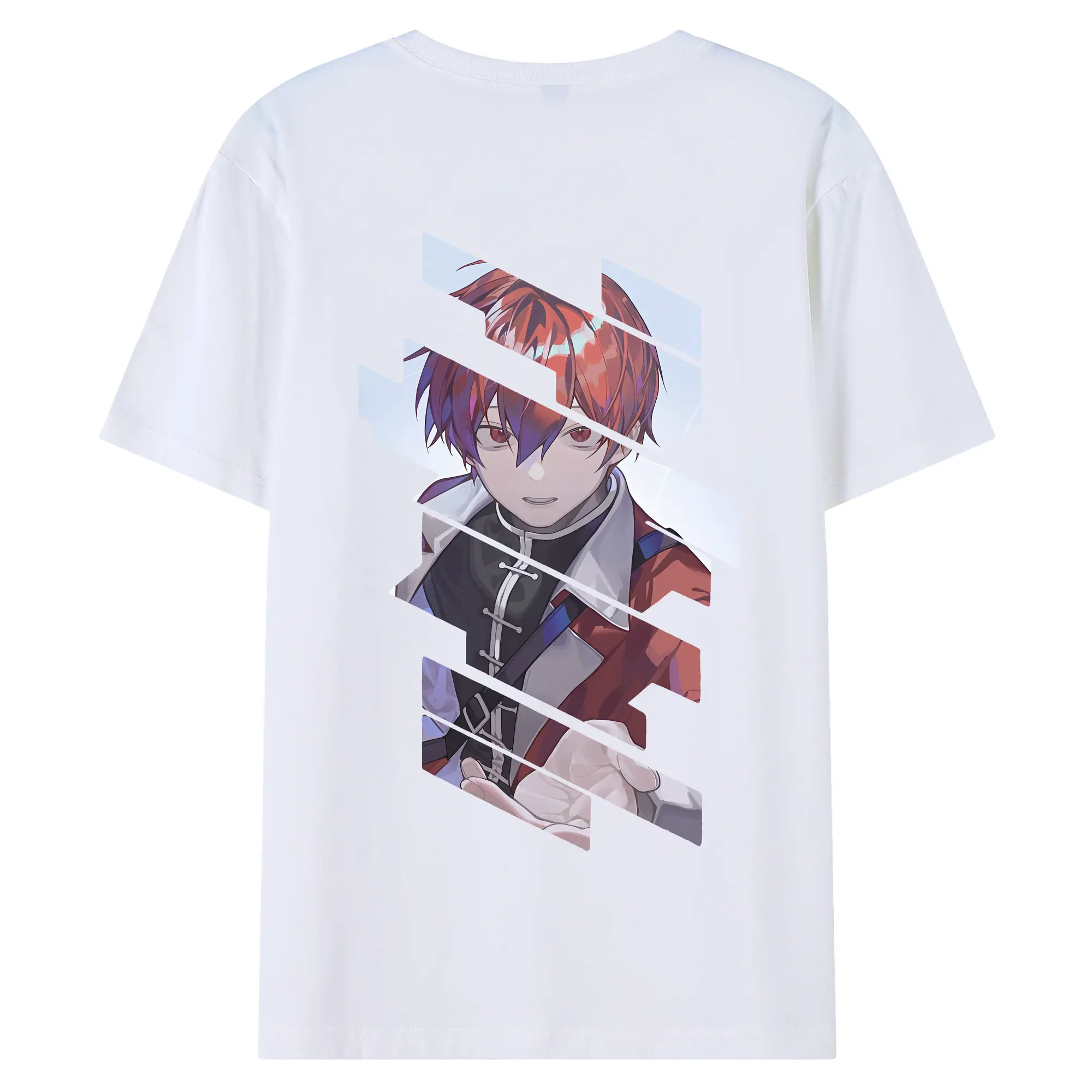 葬送のフリーレン（Frieren） グッズ,シュタルク（Stark） - 綿100％ 半袖Tシャツ ・ バックプリント ・ 快適 通気性 ・ 日常使い 散歩 スポーツ用