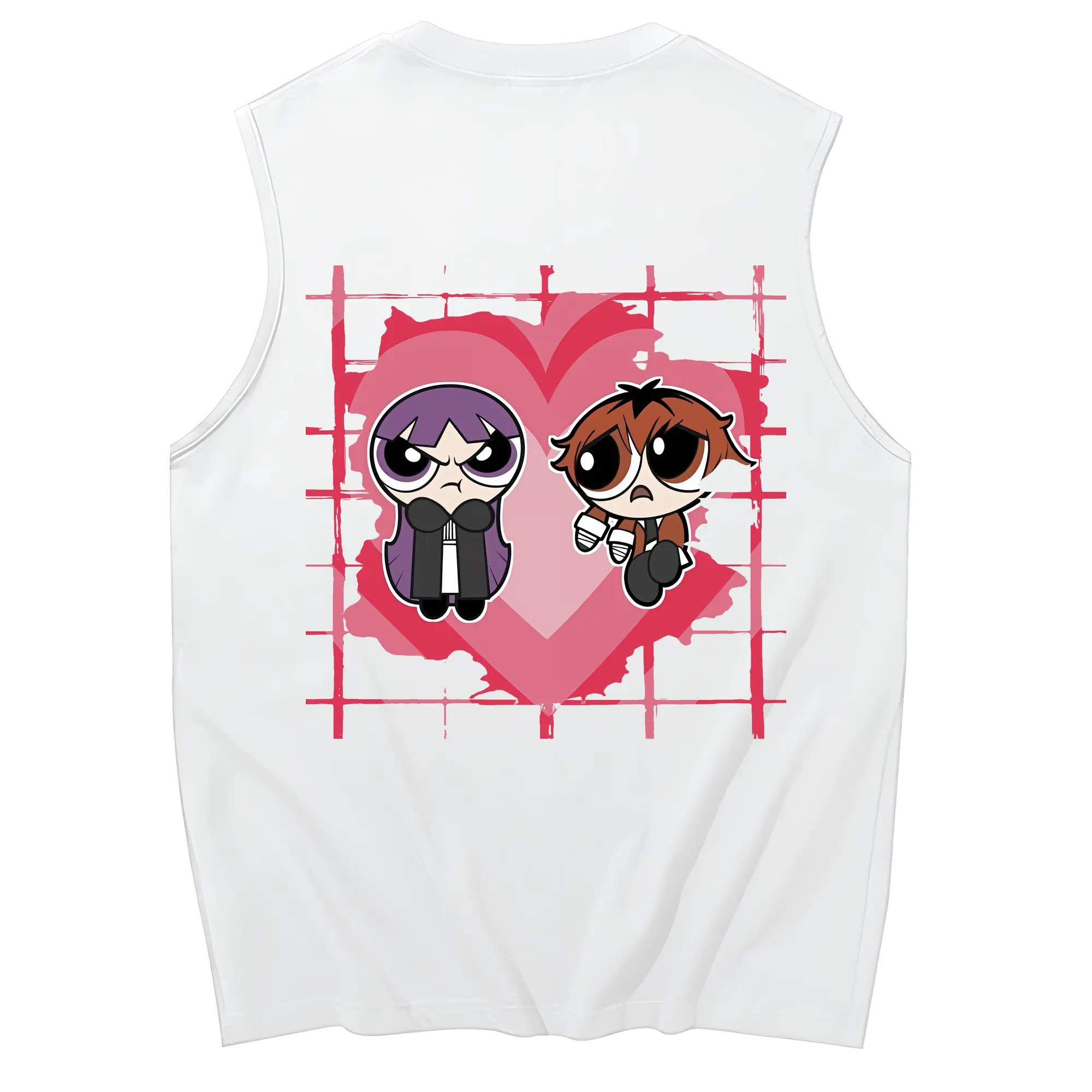 葬送のフリーレン（Frieren） グッズ,シュタルク（Stark） - コットン100％ タンクトップ ・ 背面プリント ・ タイトシルエット ・ 快適 通気性 ・ スポーツ カジュアル 散歩用