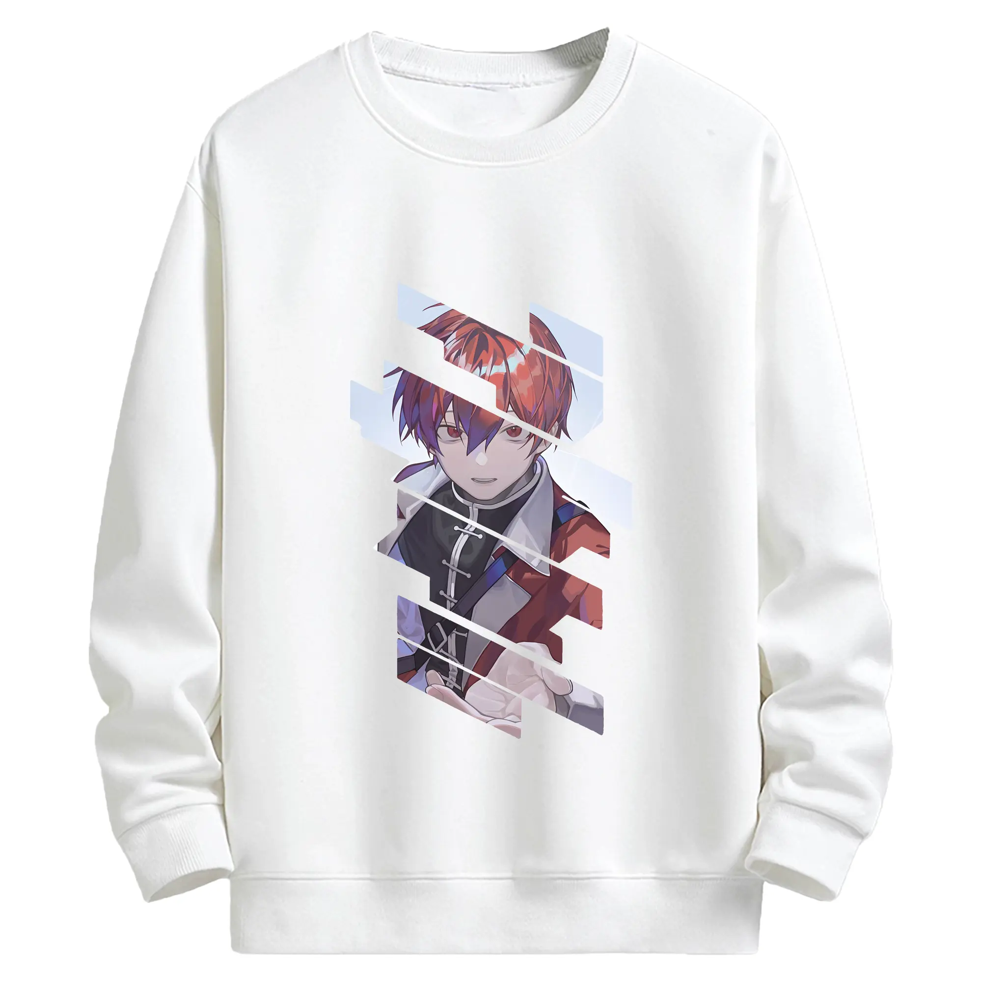 葬送のフリーレン（Frieren） グッズ,シュタルク（Stark） - 高品質 クルーネック スウェット ・ コットン59％ ポリエステル41％ ・ ユニセックス 長袖 トレーナー ・ カジュアル デイリー スポーツ 散歩用