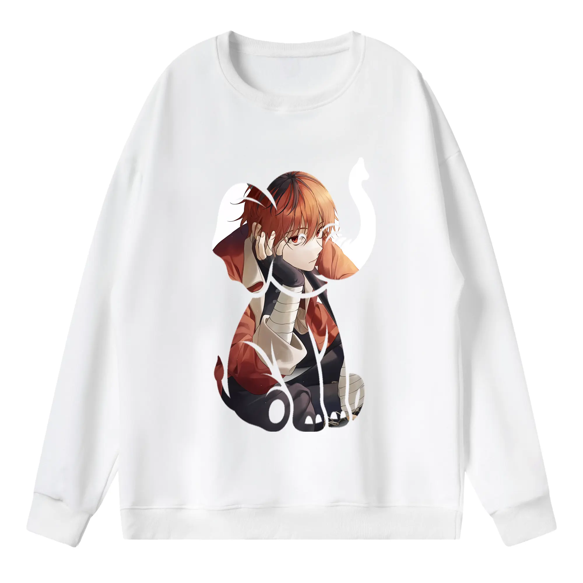 葬送のフリーレン（Frieren） グッズ,シュタルク（Stark） - 薄手 クルーネック スウェット 裏毛260g · ポリエステル 春秋向け カジュアル 男女兼用 · トレーナー デイリー スポーツ 散歩に最適