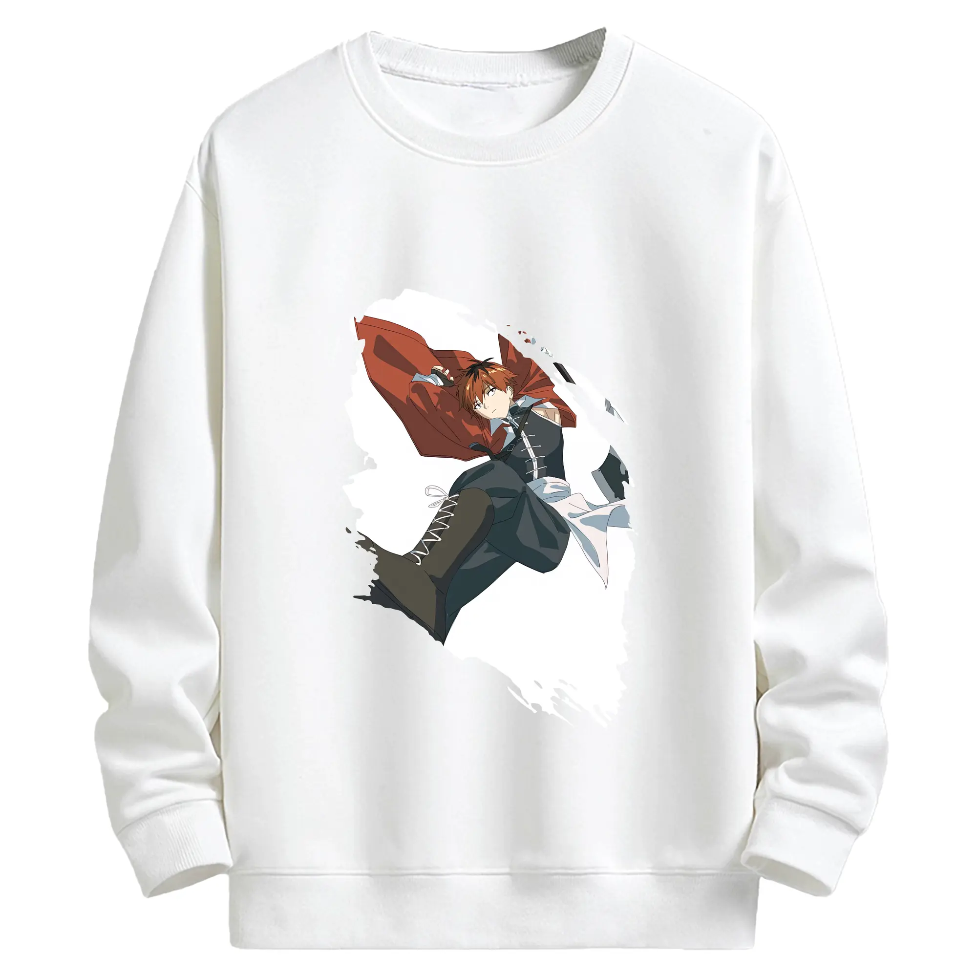 葬送のフリーレン（Frieren） グッズ,シュタルク（Stark） - キッズ クルーネックスウェットシャツ ・ フロントプリント ・ 綿80％ ポリエステル20％ ・ 快適 通学 スポーツ 日常使い お散歩用