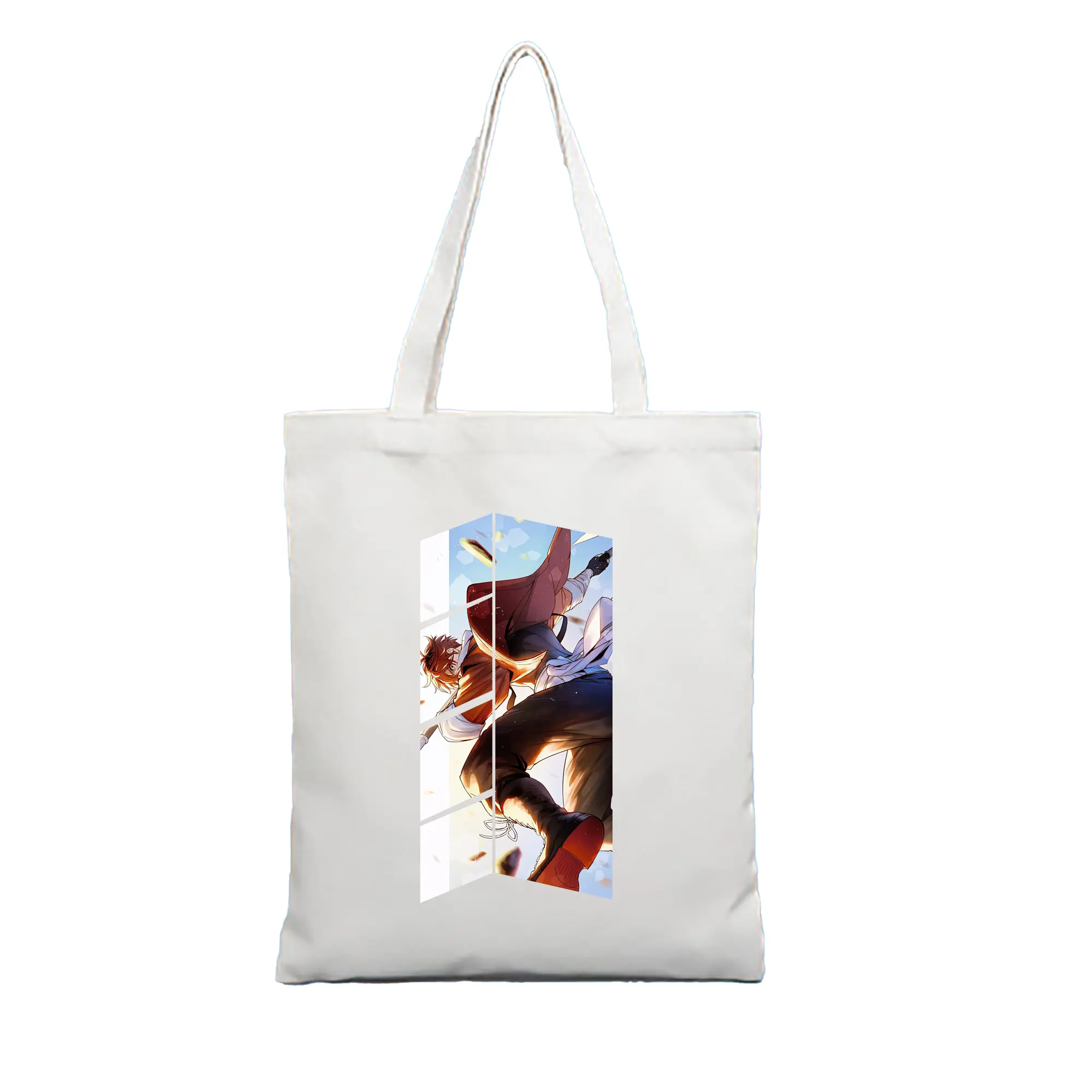 葬送のフリーレン（Frieren） グッズ,シュタルク（Stark） - 縦型キャンバス手提げバッグ（トートバッグ） ・ キャンバス素材 ・ ショッピング用 ・ 軽量 丈夫 お手入れ簡単