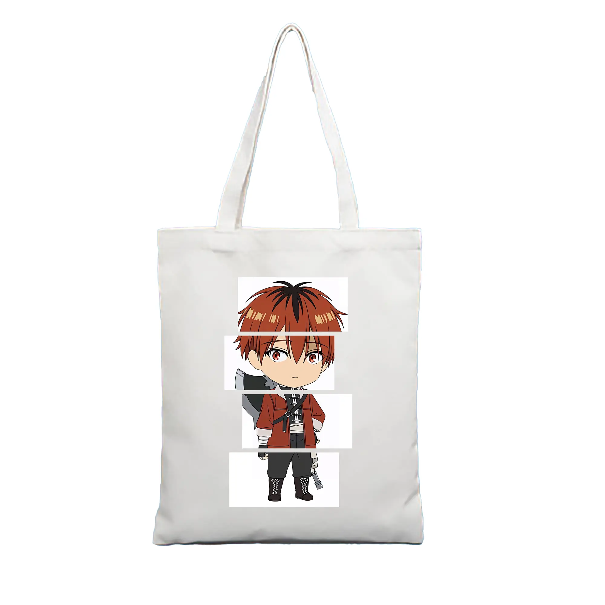 葬送のフリーレン（Frieren） グッズ,シュタルク（Stark） - 縦型キャンバス手提げバッグ（トートバッグ） ・ キャンバス素材 ・ ショッピング用 ・ 軽量 丈夫 お手入れ簡単