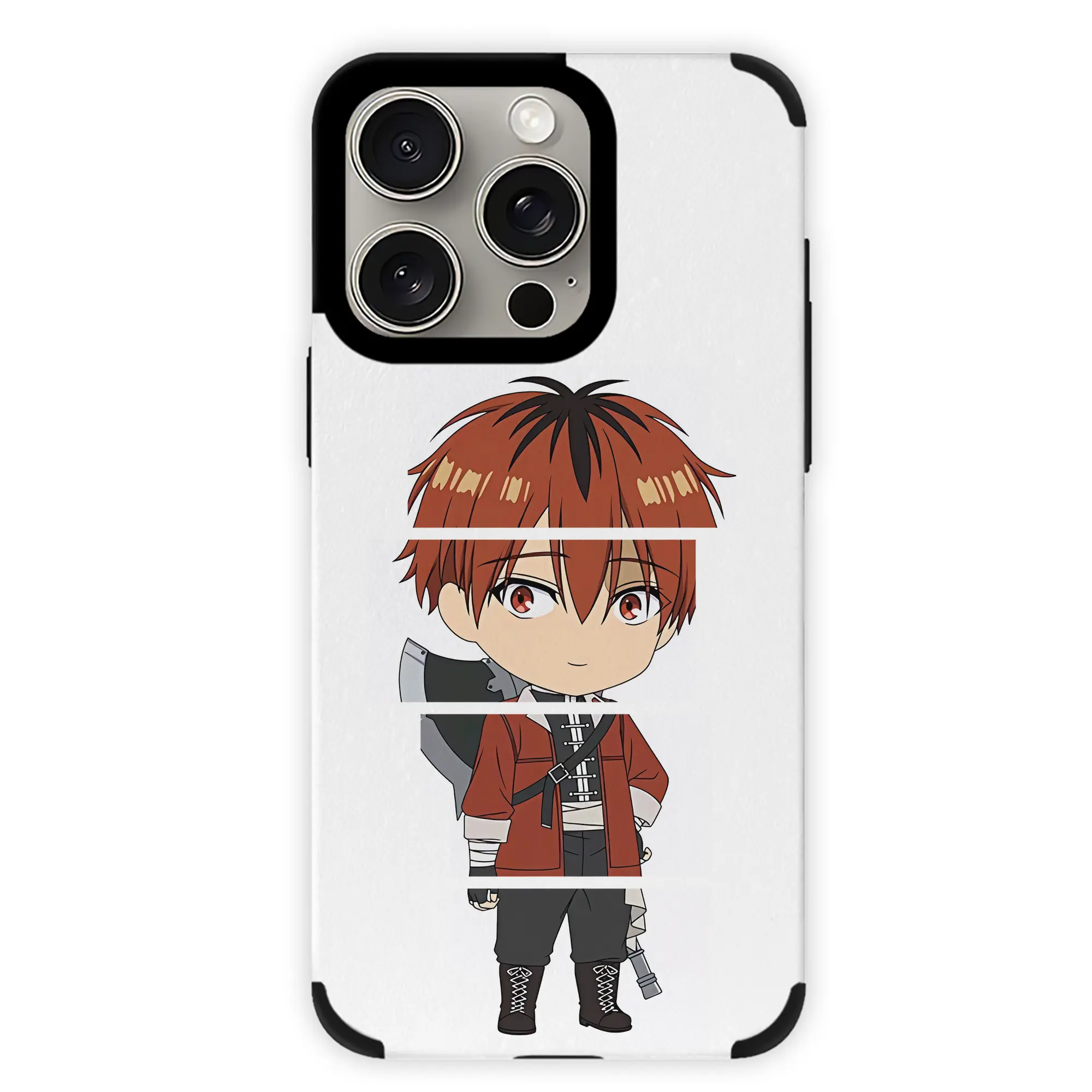 葬送のフリーレン（Frieren） グッズ,シュタルク（Stark） - IPhone15ProMax対応 ・ PUレザースマホケース ・ 耐衝撃 ・ 黄変防止 ・ 360度全面保護 ・ 柔らか手触り ・ 3D立体ボタン