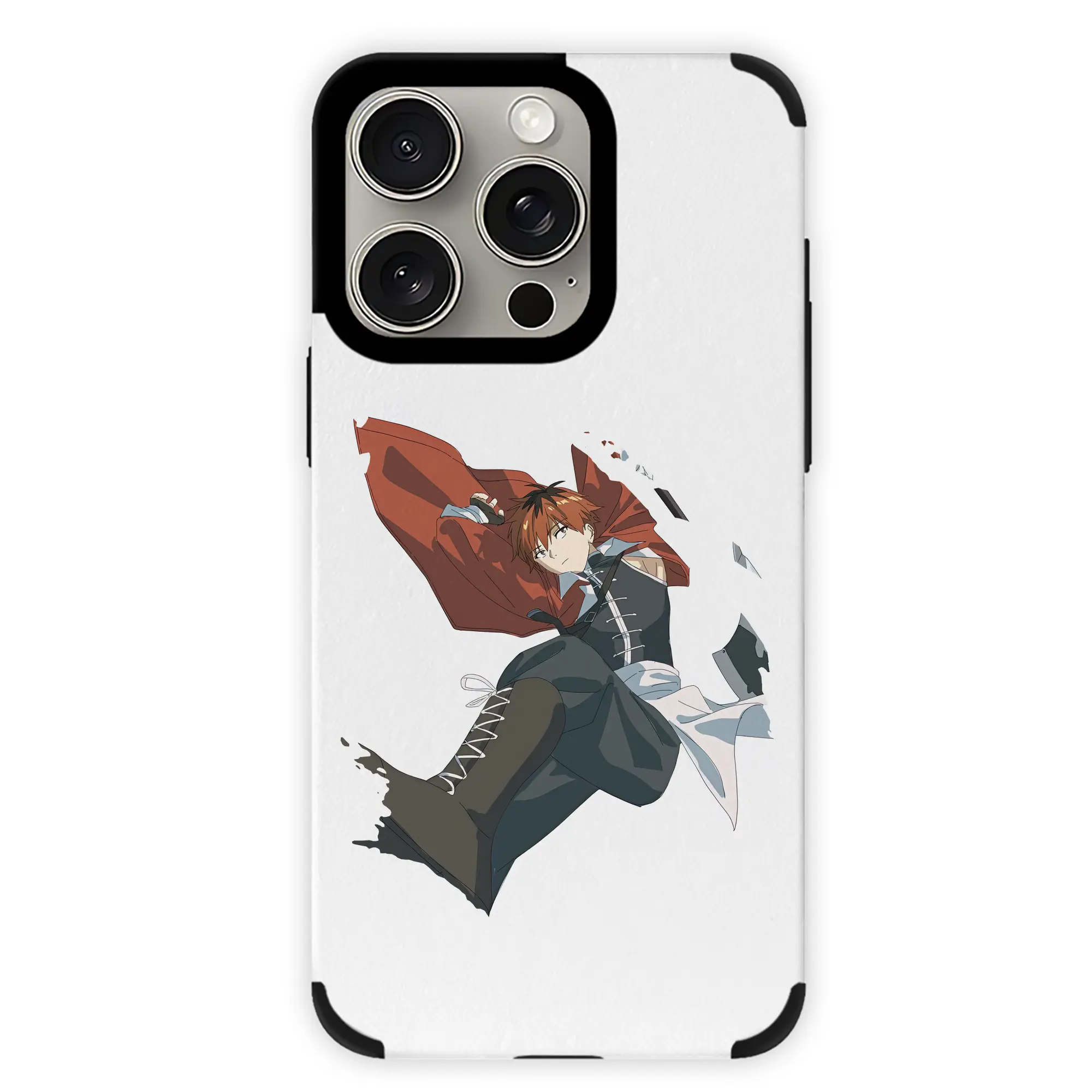 葬送のフリーレン（Frieren） グッズ,シュタルク（Stark） - IPhone15ProMax対応 ・ PUレザースマホケース ・ 耐衝撃 ・ 黄変防止 ・ 360度全面保護 ・ 柔らか手触り ・ 3D立体ボタン