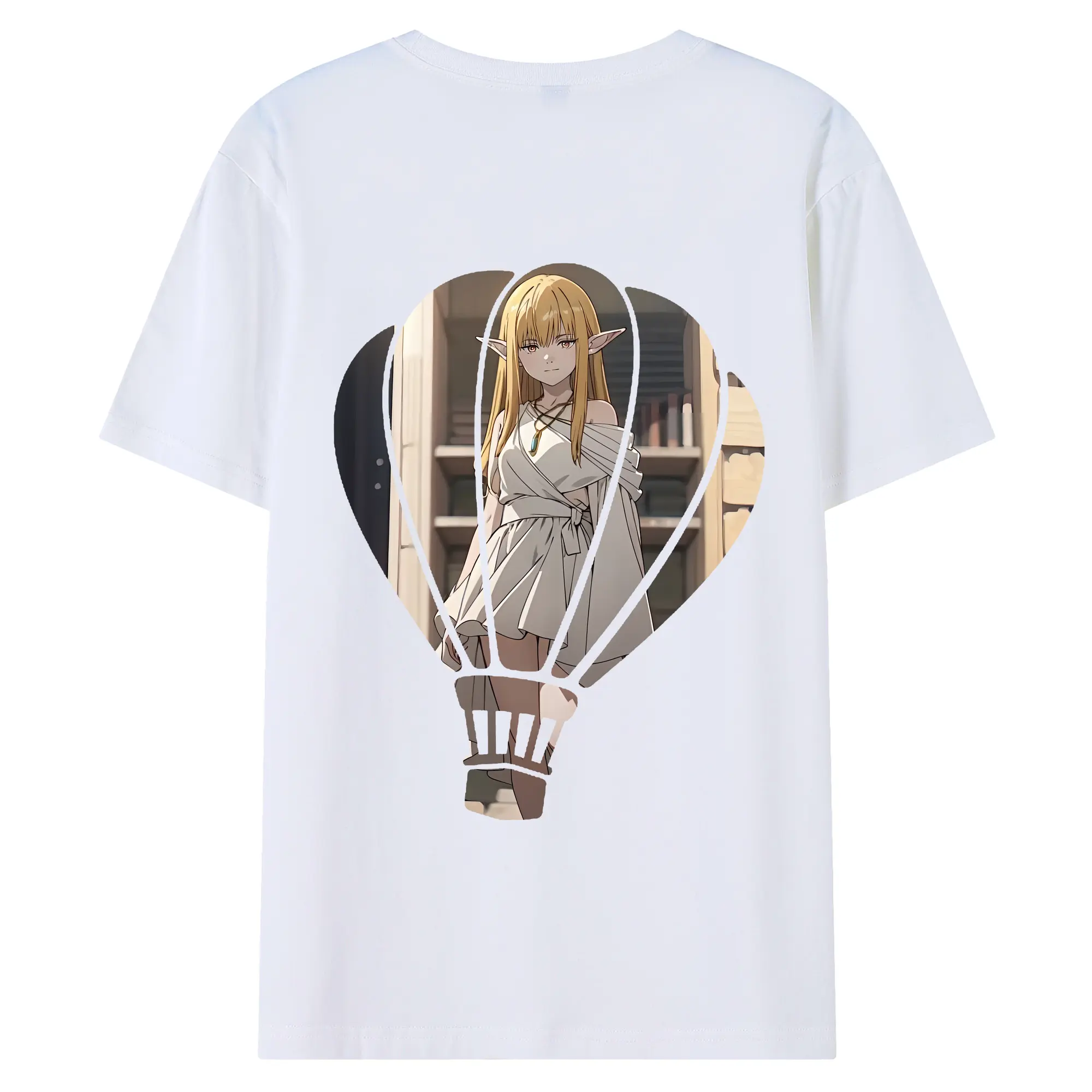 葬送のフリーレン（Frieren） グッズ,ゼーリエ（Serie） - 綿100％ 半袖Tシャツ ・ バックプリント ・ 快適 通気性 ・ 日常使い 散歩 スポーツ用