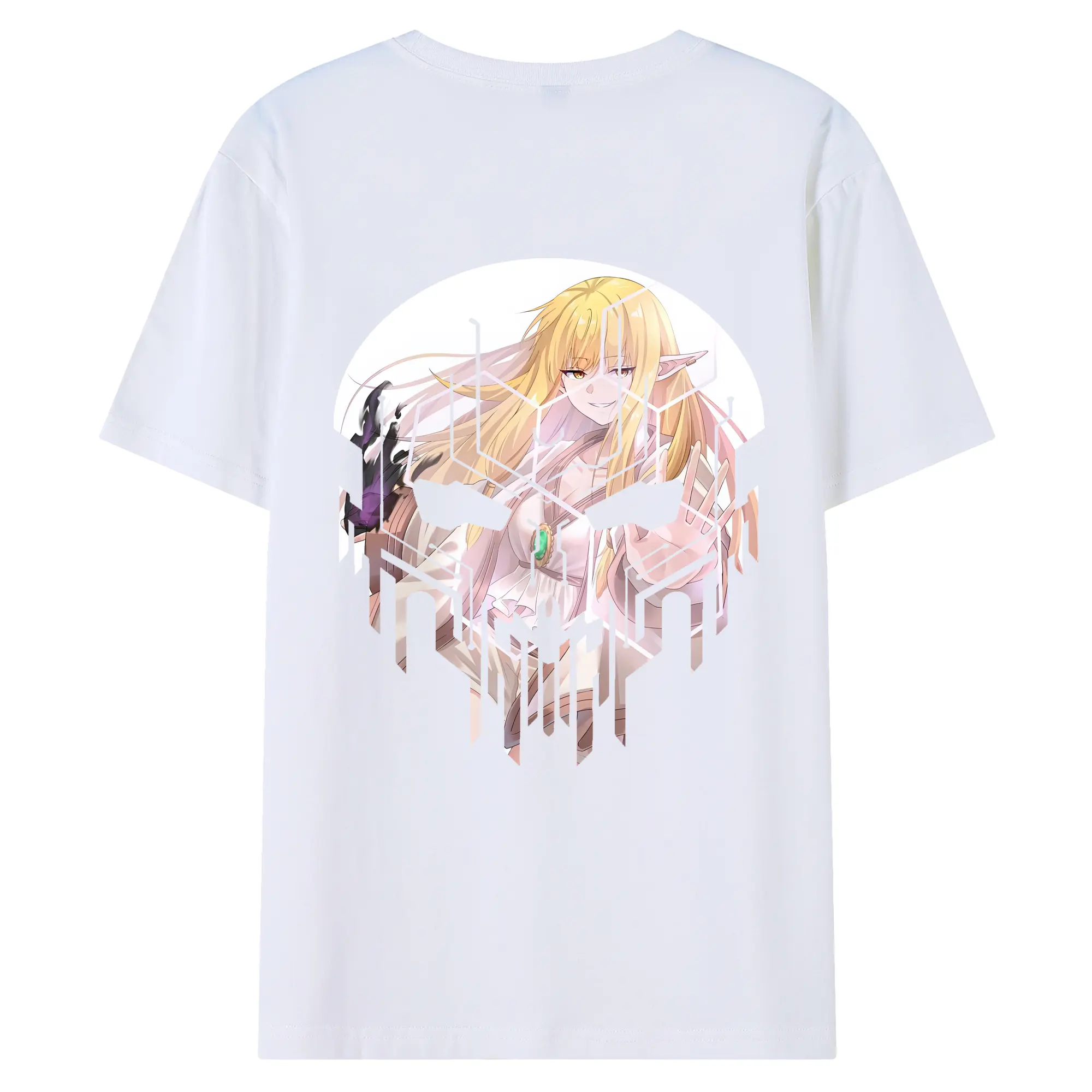 葬送のフリーレン（Frieren） グッズ,ゼーリエ（Serie） - 綿100％ 半袖Tシャツ ・ バックプリント ・ 快適 通気性 ・ 日常使い 散歩 スポーツ用