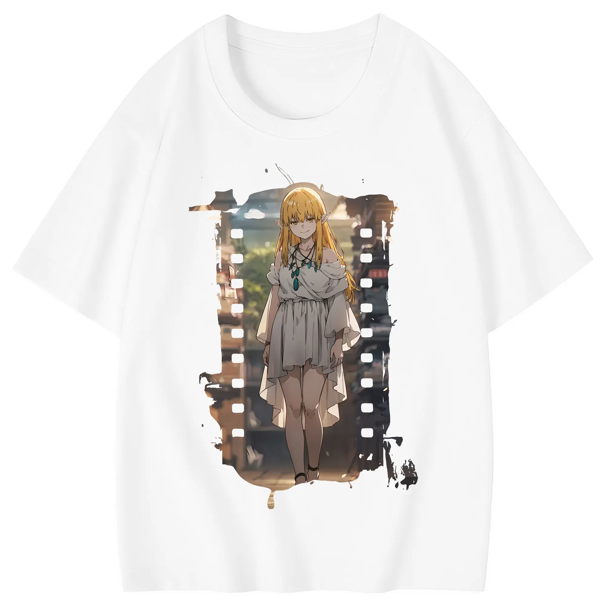 葬送のフリーレン（Frieren） グッズ,ゼーリエ（Serie） - 綿100％ キッズTシャツ ・ フロントプリント ・ 快適 通気性 ・ スポーツ カジュアル 散歩用