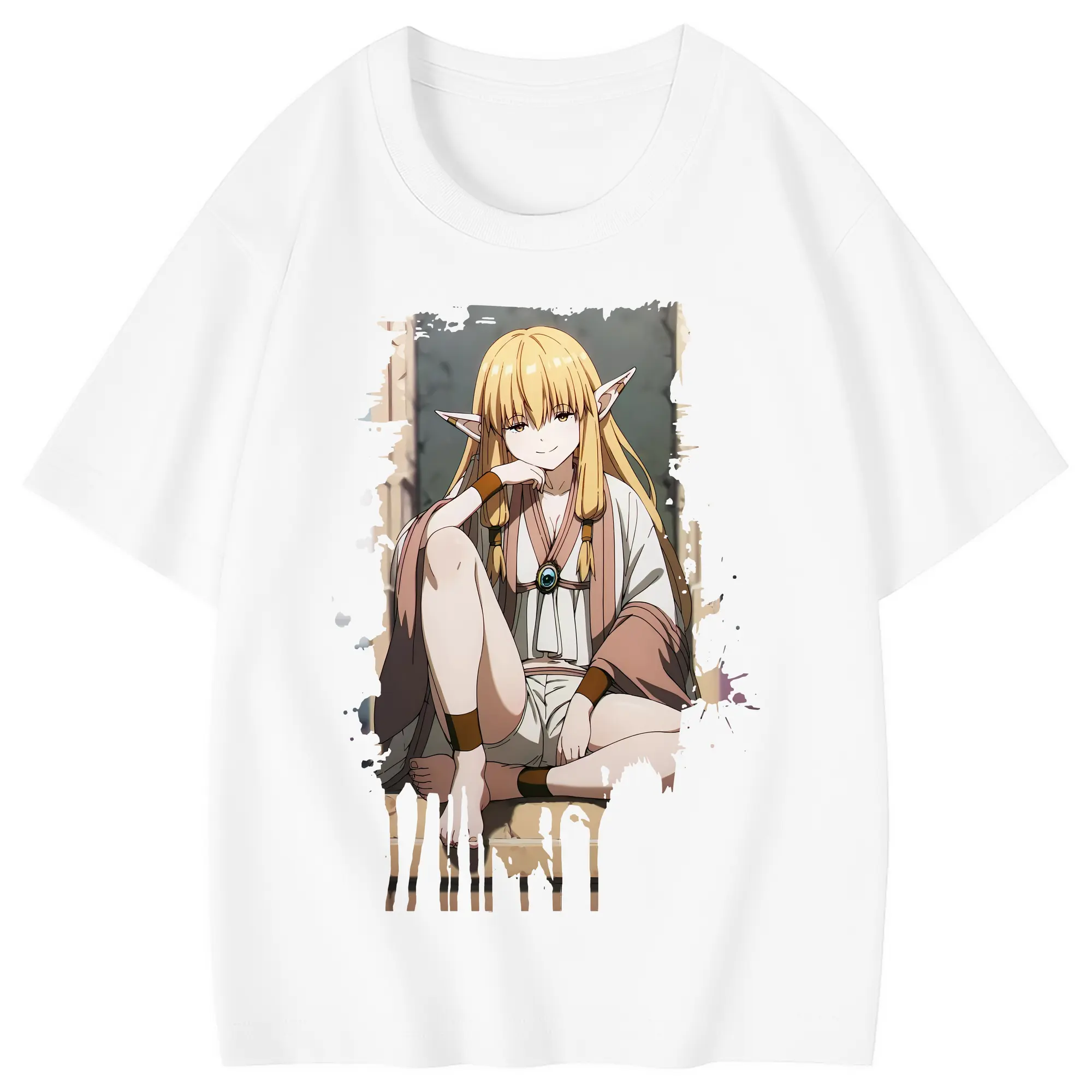 葬送のフリーレン（Frieren） グッズ,ゼーリエ（Serie） - 綿100％ キッズTシャツ ・ フロントプリント ・ 快適 通気性 ・ スポーツ カジュアル 散歩用