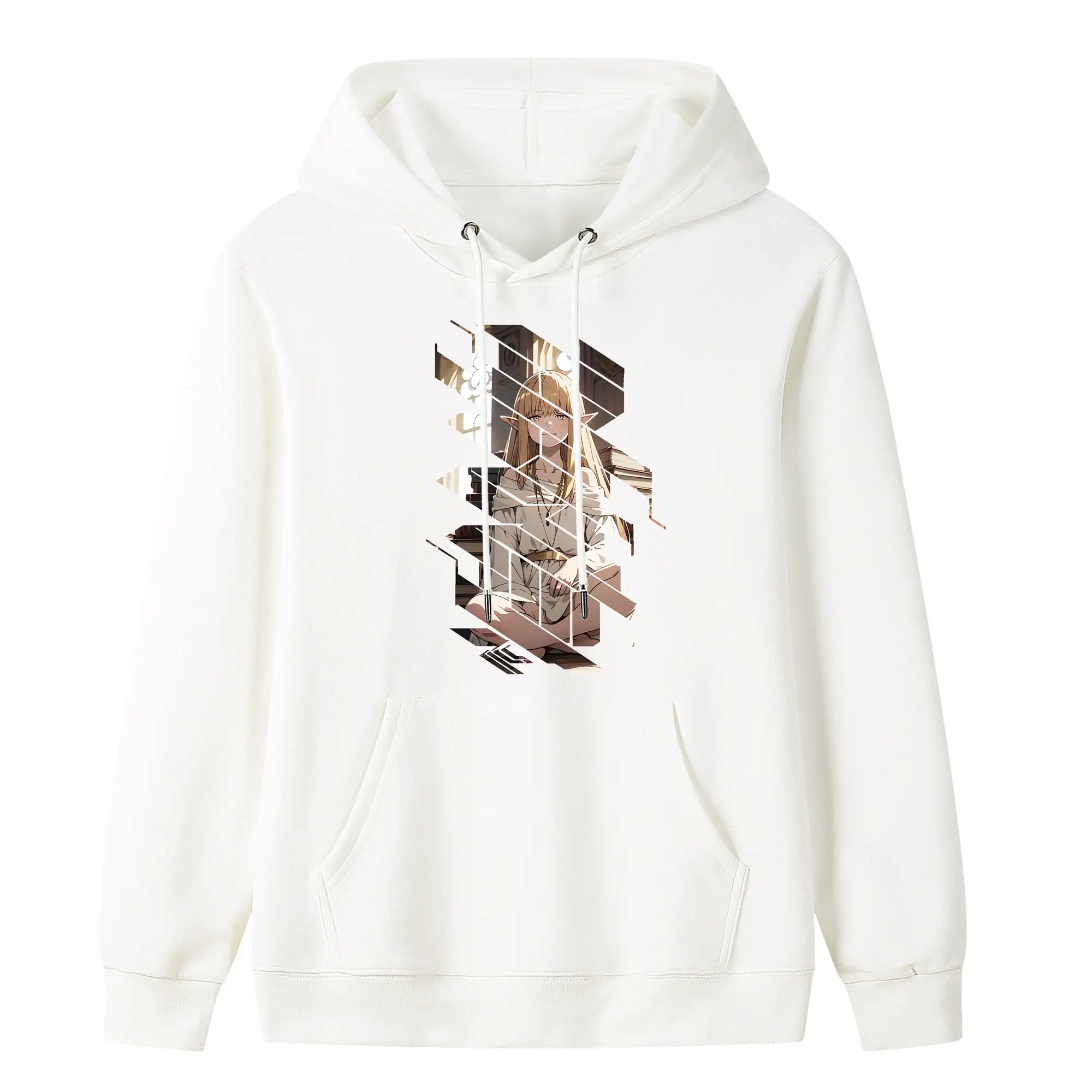 葬送のフリーレン（Frieren） グッズ,ゼーリエ（Serie） - キッズ フード付きパーカー ・ フロントプリント ・ ポリエステル100％ ・ 快適 通学 スポーツ 日常使い お散歩用