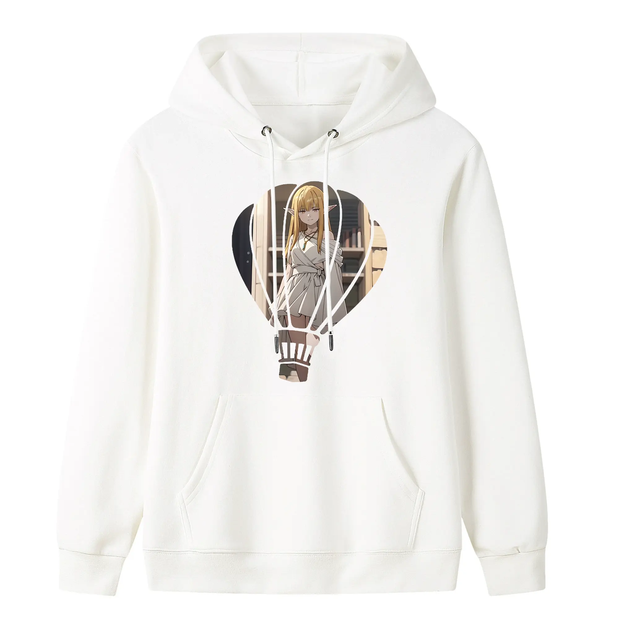 葬送のフリーレン（Frieren） グッズ,ゼーリエ（Serie） - キッズ フード付きパーカー ・ フロントプリント ・ ポリエステル100％ ・ 快適 通学 スポーツ 日常使い お散歩用