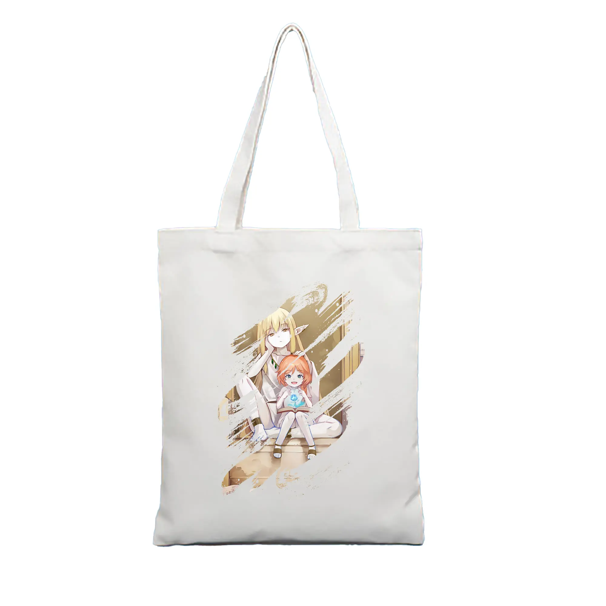 葬送のフリーレン（Frieren） グッズ,ゼーリエ（Serie） - 縦型キャンバス手提げバッグ（トートバッグ） ・ キャンバス素材 ・ ショッピング用 ・ 軽量 丈夫 お手入れ簡単