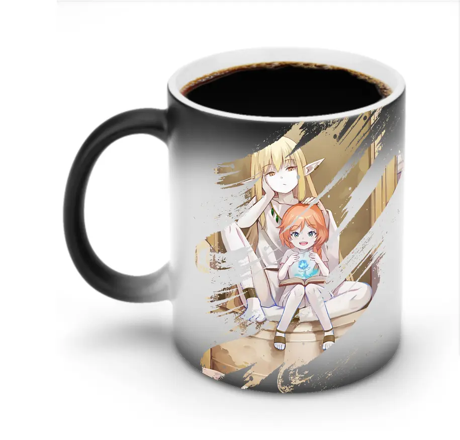 葬送のフリーレン（Frieren） グッズ,ゼーリエ（Serie） - 変色マグカップ ・ セラミック ・ 熱転写プリント ・ 耐久性 高品質 ・ ギフト・自宅用 コーヒー お茶