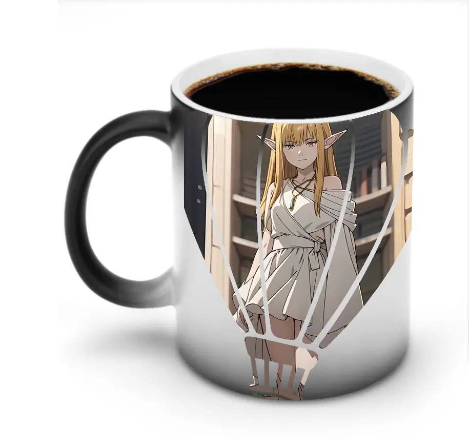 葬送のフリーレン（Frieren） グッズ,ゼーリエ（Serie） - 変色マグカップ ・ セラミック ・ 熱転写プリント ・ 耐久性 高品質 ・ ギフト・自宅用 コーヒー お茶