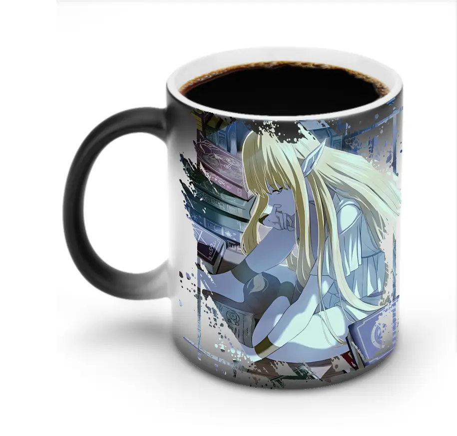 葬送のフリーレン（Frieren） グッズ,ゼーリエ（Serie） - 変色マグカップ ・ セラミック ・ 熱転写プリント ・ 耐久性 高品質 ・ ギフト・自宅用 コーヒー お茶