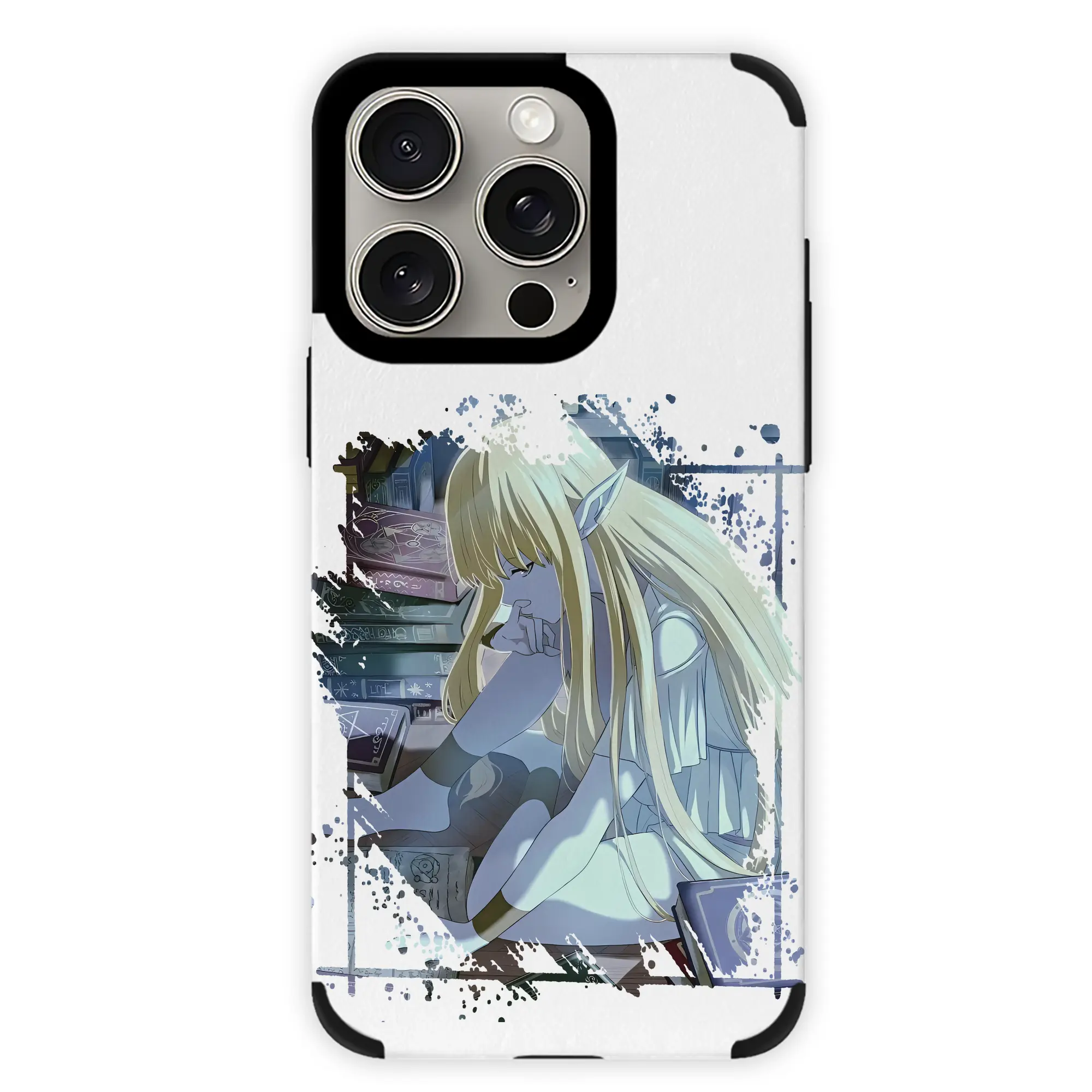 葬送のフリーレン（Frieren） グッズ,ゼーリエ（Serie） - IPhone15ProMax対応 ・ PUレザースマホケース ・ 耐衝撃 ・ 黄変防止 ・ 360度全面保護 ・ 柔らか手触り ・ 3D立体ボタン