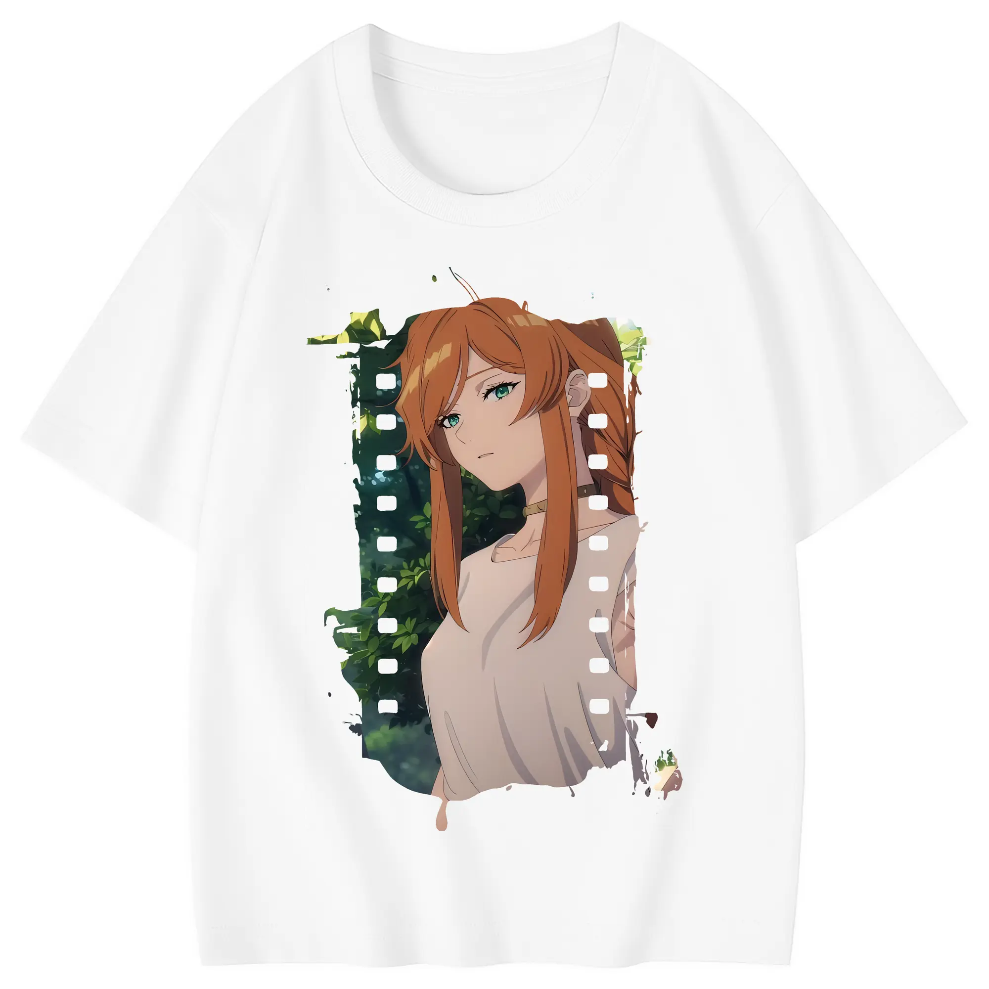 葬送のフリーレン（Frieren） グッズ,フランメ（Flamme） - 綿100％ キッズTシャツ ・ フロントプリント ・ 快適 通気性 ・ スポーツ カジュアル 散歩用