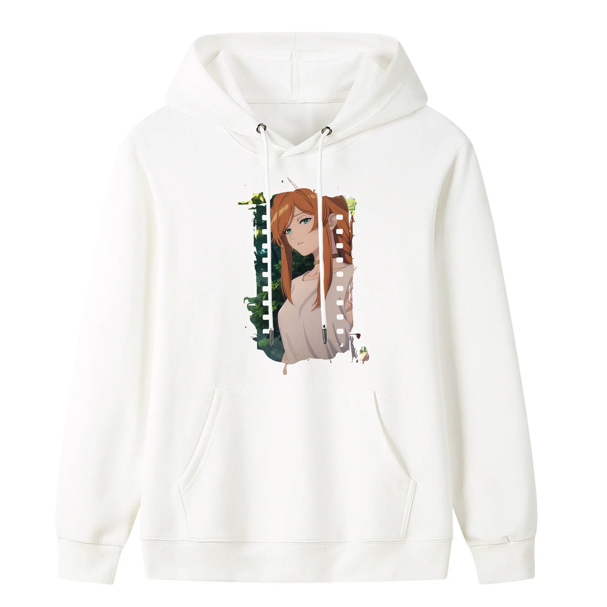 葬送のフリーレン（Frieren） グッズ,フランメ（Flamme） - キッズ フード付きパーカー ・ フロントプリント ・ ポリエステル100％ ・ 快適 通学 スポーツ 日常使い お散歩用