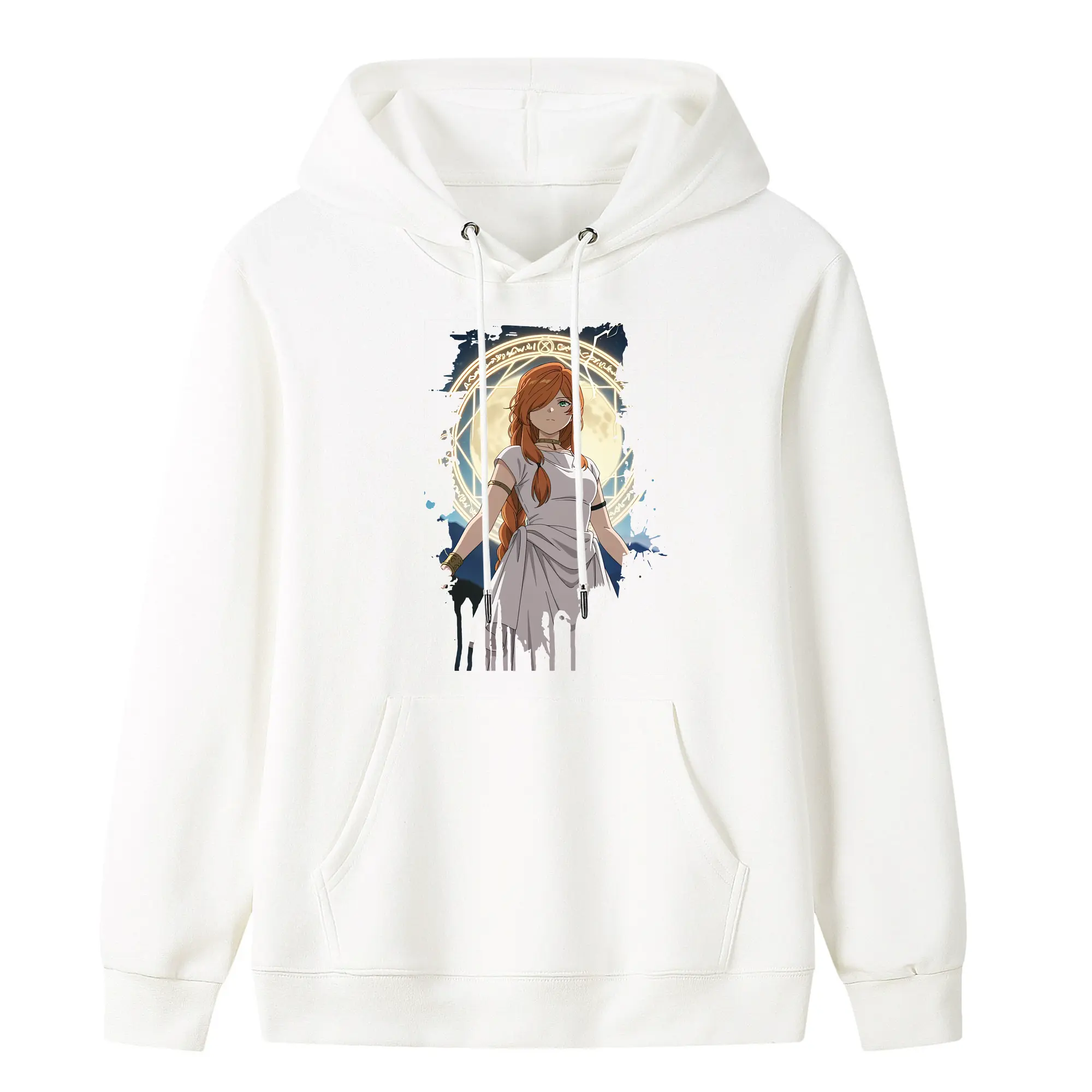 葬送のフリーレン（Frieren） グッズ,フランメ（Flamme） - キッズ フード付きパーカー ・ フロントプリント ・ ポリエステル100％ ・ 快適 通学 スポーツ 日常使い お散歩用