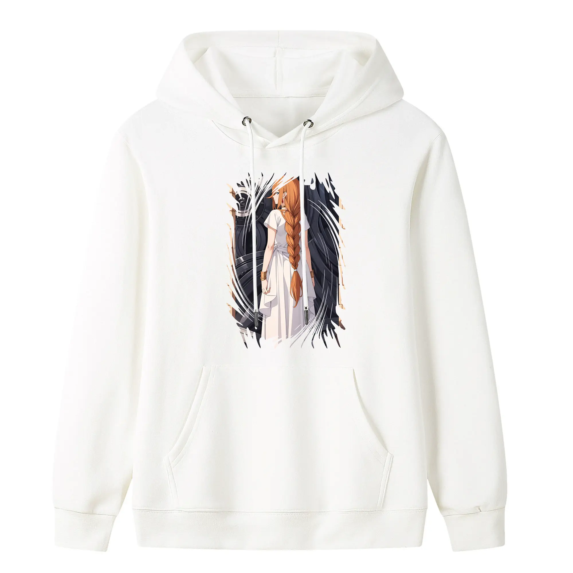 葬送のフリーレン（Frieren） グッズ,フランメ（Flamme） - キッズ フード付きパーカー ・ フロントプリント ・ ポリエステル100％ ・ 快適 通学 スポーツ 日常使い お散歩用